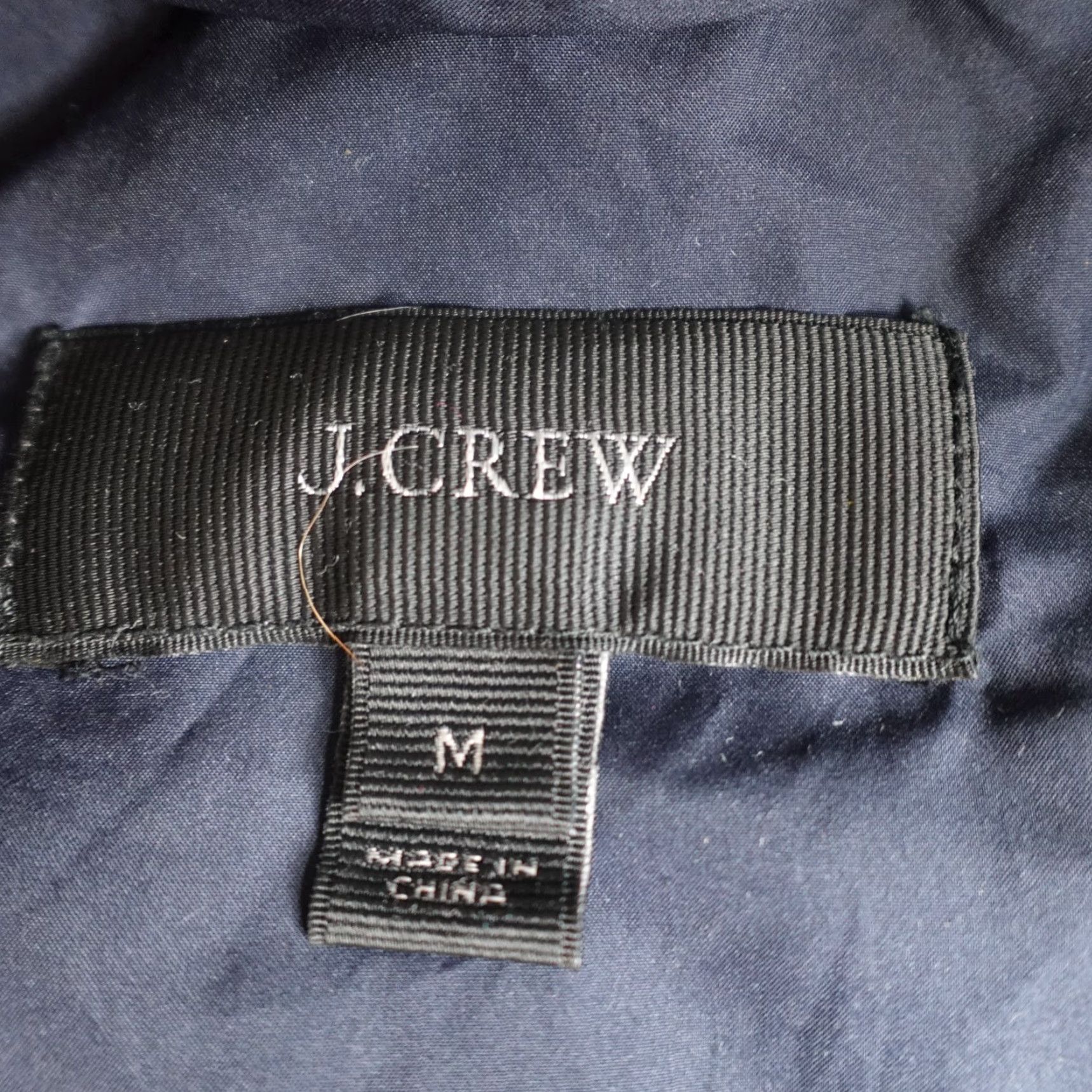 J.Crew J.Crew Womens Vest Full Zip Puffer Quilted Down Blue Medium Regular Coat/Outerwear Front Zip Size M / US 6-8 / IT 42-44 - 6 Thumbnail
