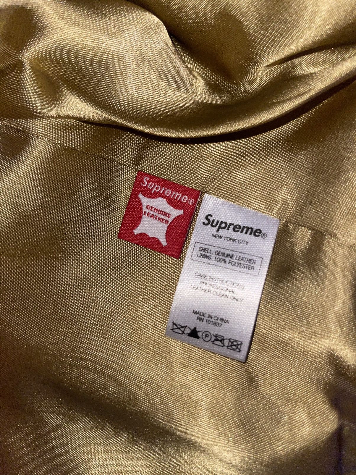 Supreme Supreme Desert Camo Leather Jacket Size US M / EU 48-50 / 2 - 9 Thumbnail