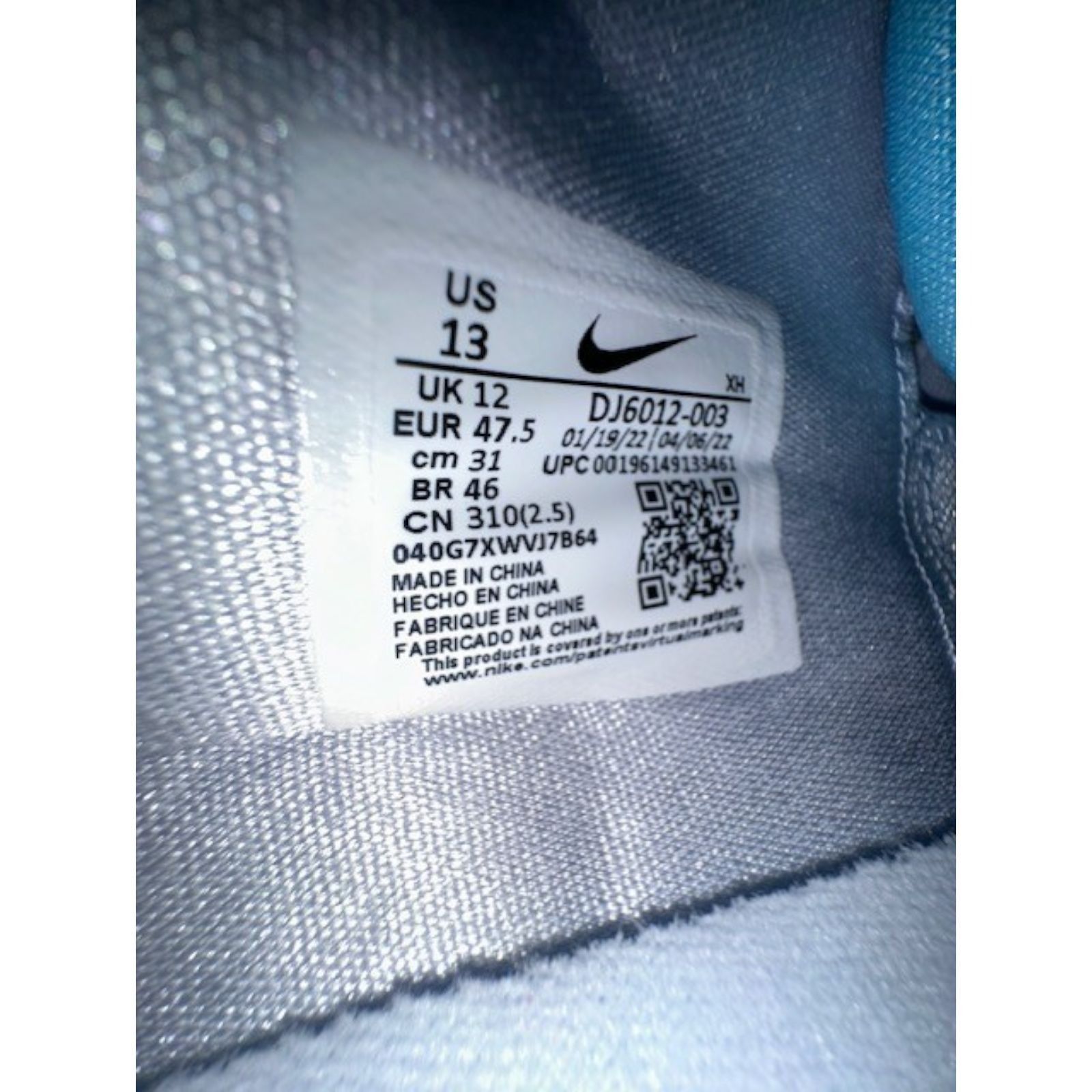 Nike Nike Kyrie Low 5 (V) EP Grey Blue DJ6012-003 Men's 13 RARE N Size US 13 / EU 46 - 9 Thumbnail