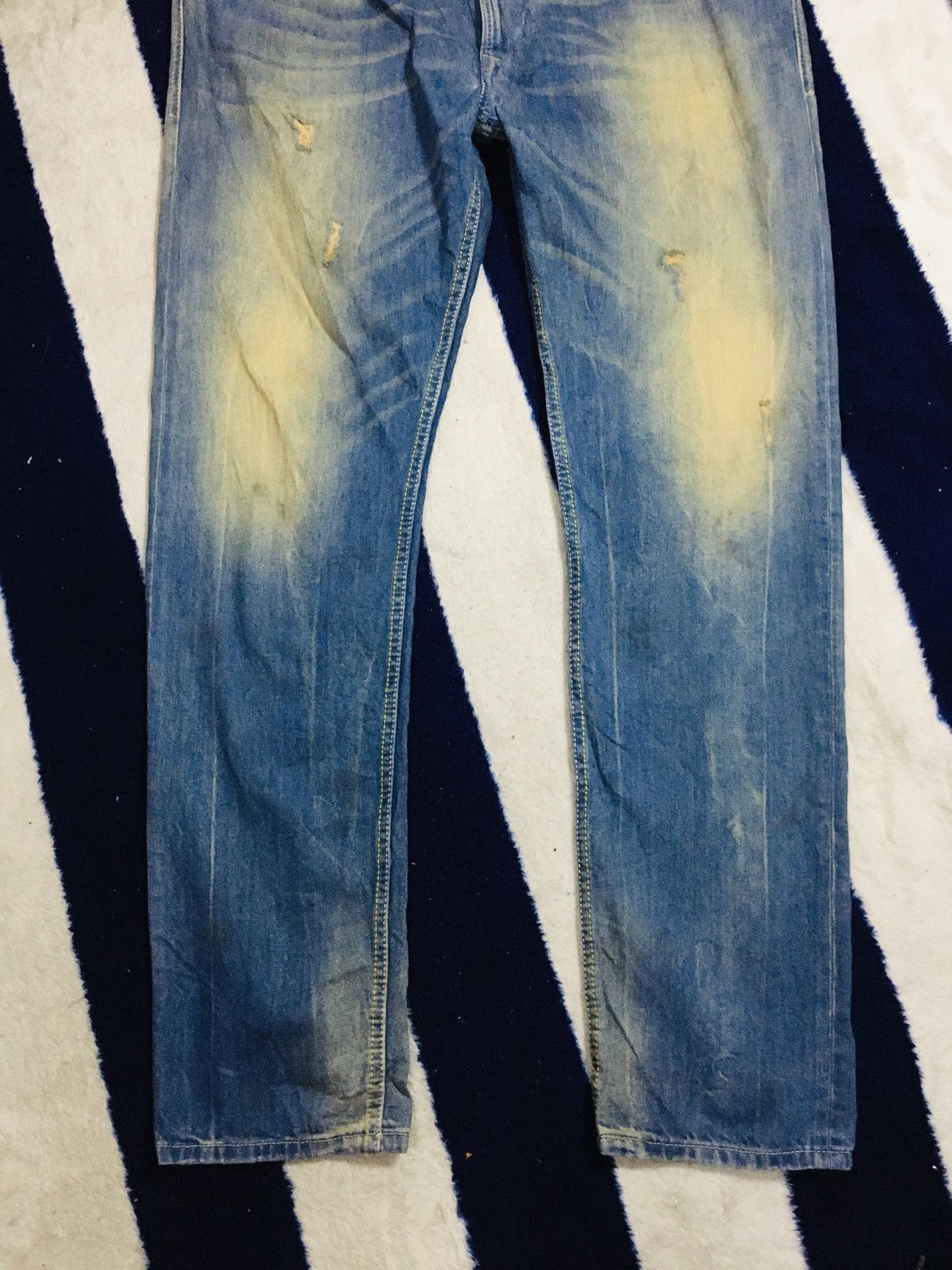 Diesel Diesel Distressed Jeans (16) Size US 37 - 21 Thumbnail