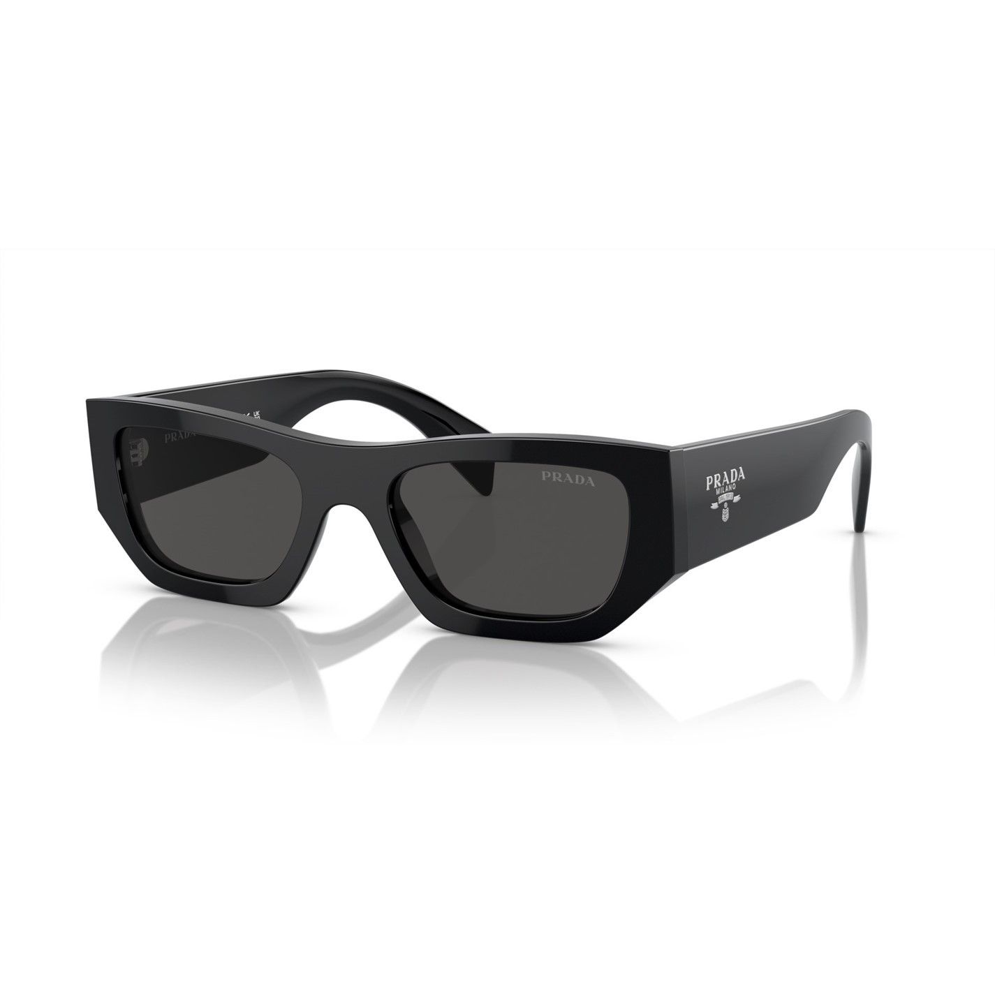 Prada PRADA Unisex Logo Rectangular Sunglasses Size ONE SIZE - 7 Thumbnail
