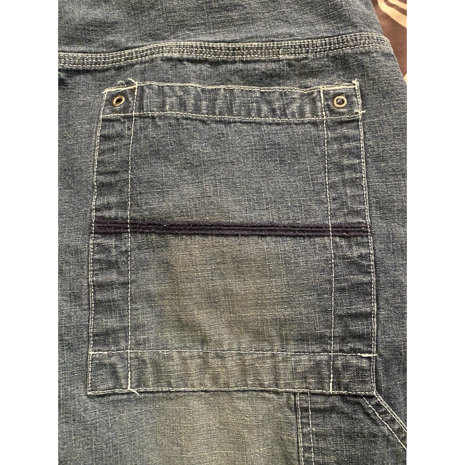 Bugle Boy VINTAGE Bugle Boy 77 Denim Short Baggy Streetwear JNCO style Men’s 34 Size US 34 / EU 50 - 4 Thumbnail