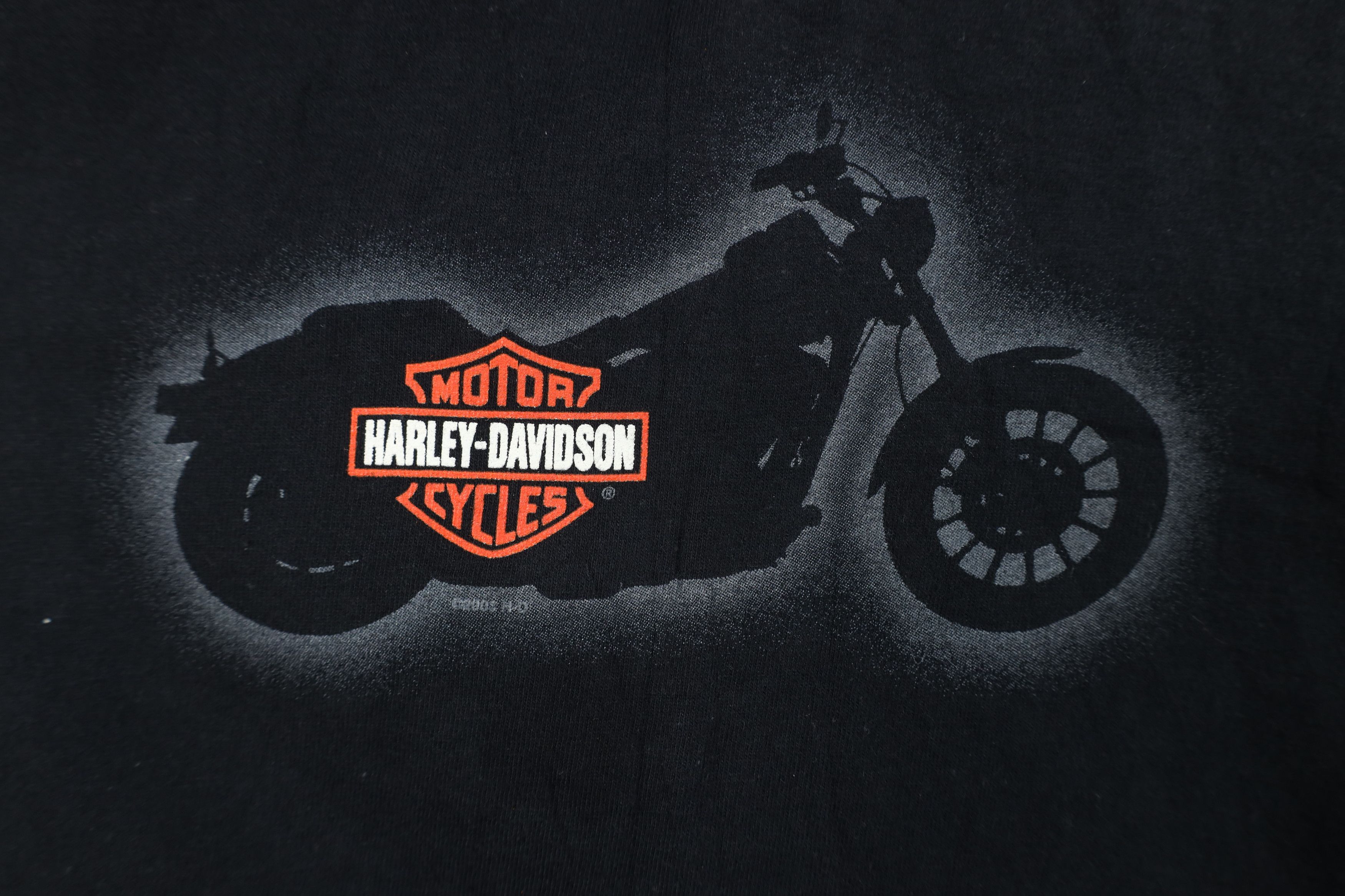 Harley Davidson Vintage Y2K 2000 Harley Davidson Logo New York T-Shirt USA Size US XXL / EU 58 / 5 - 4 Thumbnail