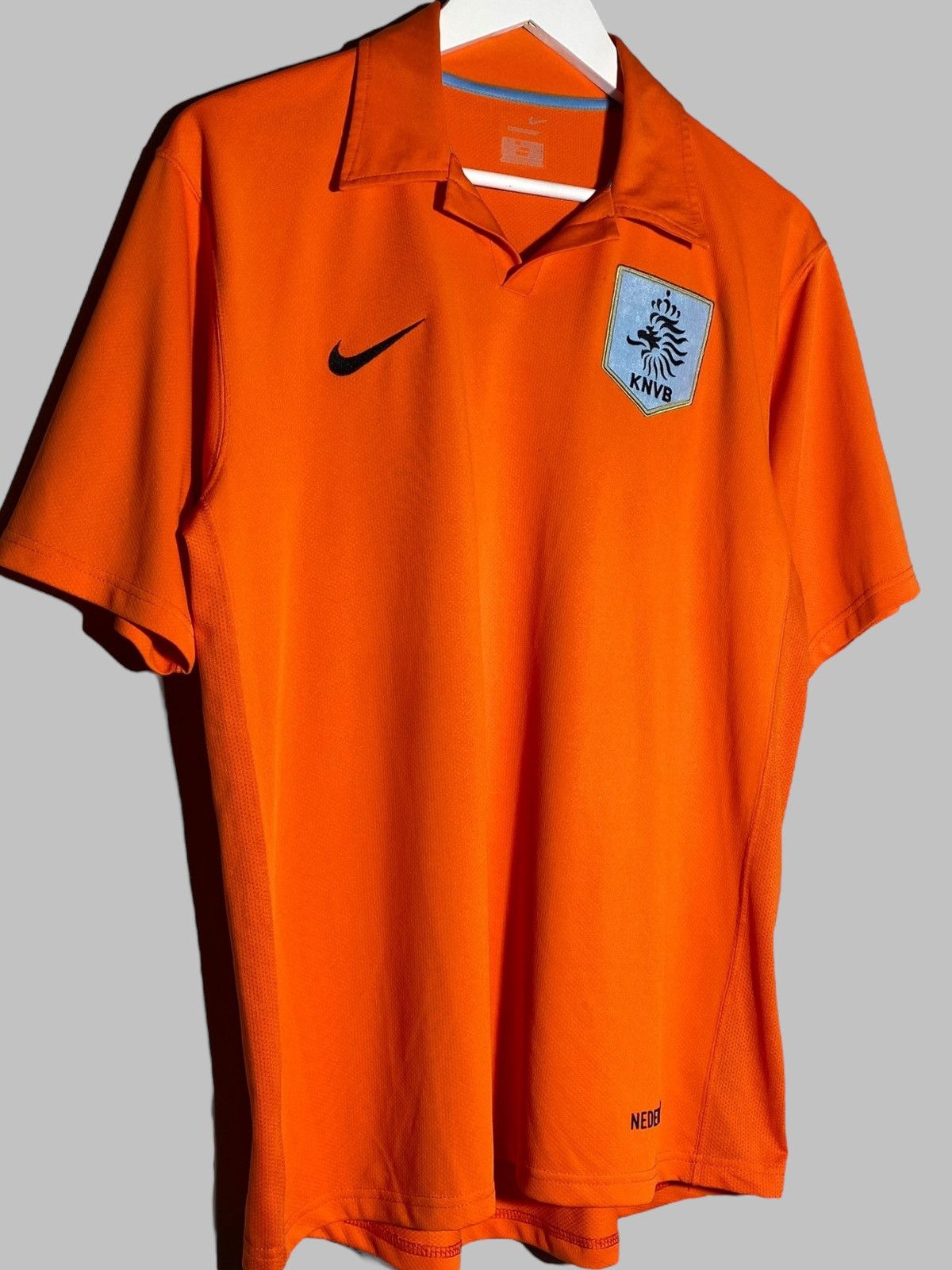 Vintage 00s Netherlands 2006 Nike Home Jersey KNVB Van Basten Era Size US L / EU 52-54 / 3 - 3 Thumbnail