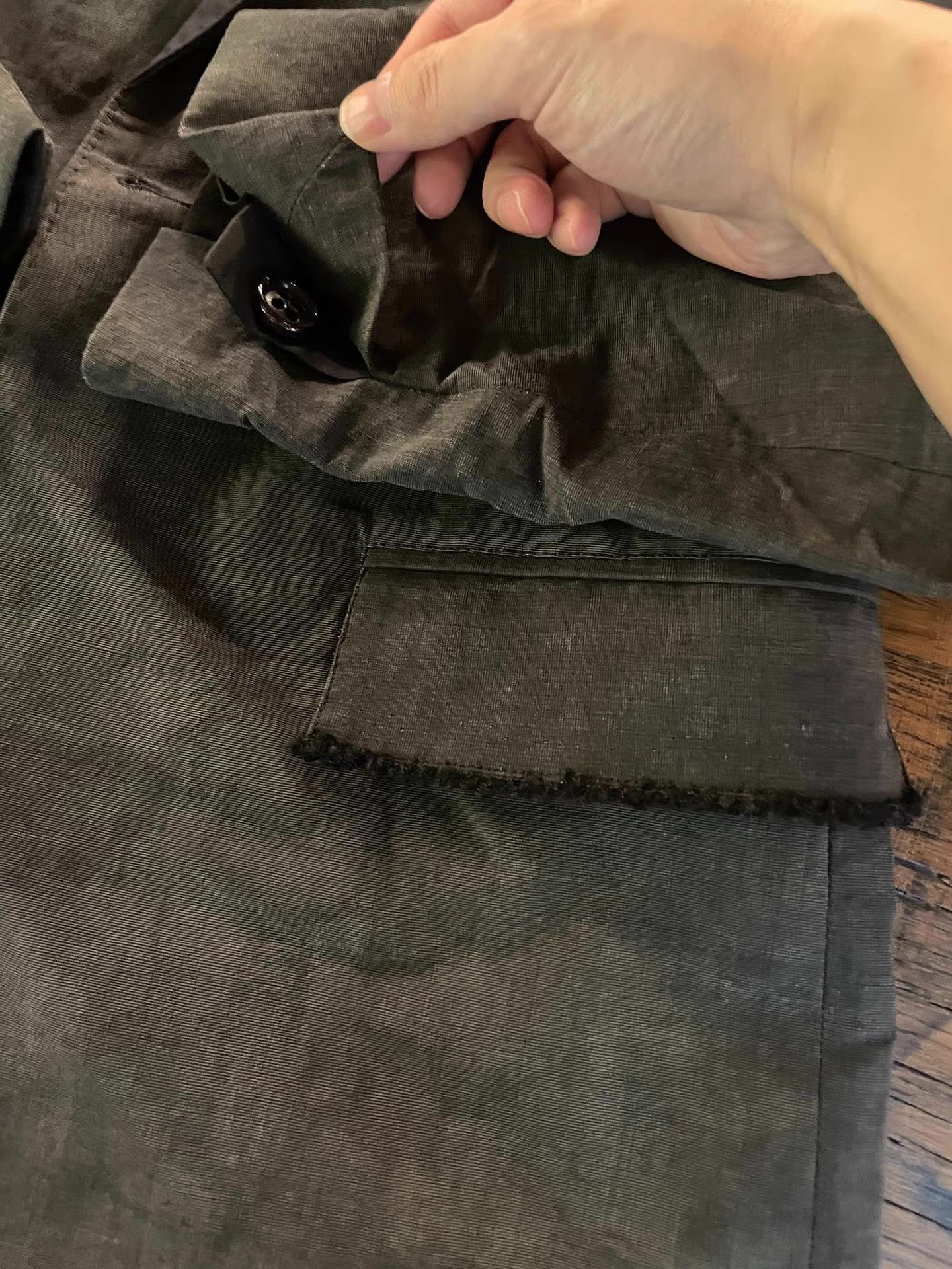 Damir Doma DAMIR DOMA 2011SS Grey-Black Single-Breasted Blazer Ｑ25 Size 44R - 3 Thumbnail