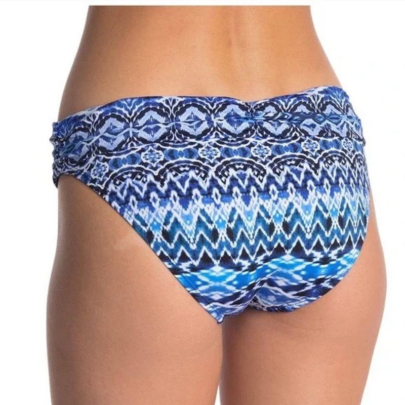 Other La Blanca Ikat Shirred Band Bikini Size 14 NWT Size ONE SIZE - 2 Thumbnail
