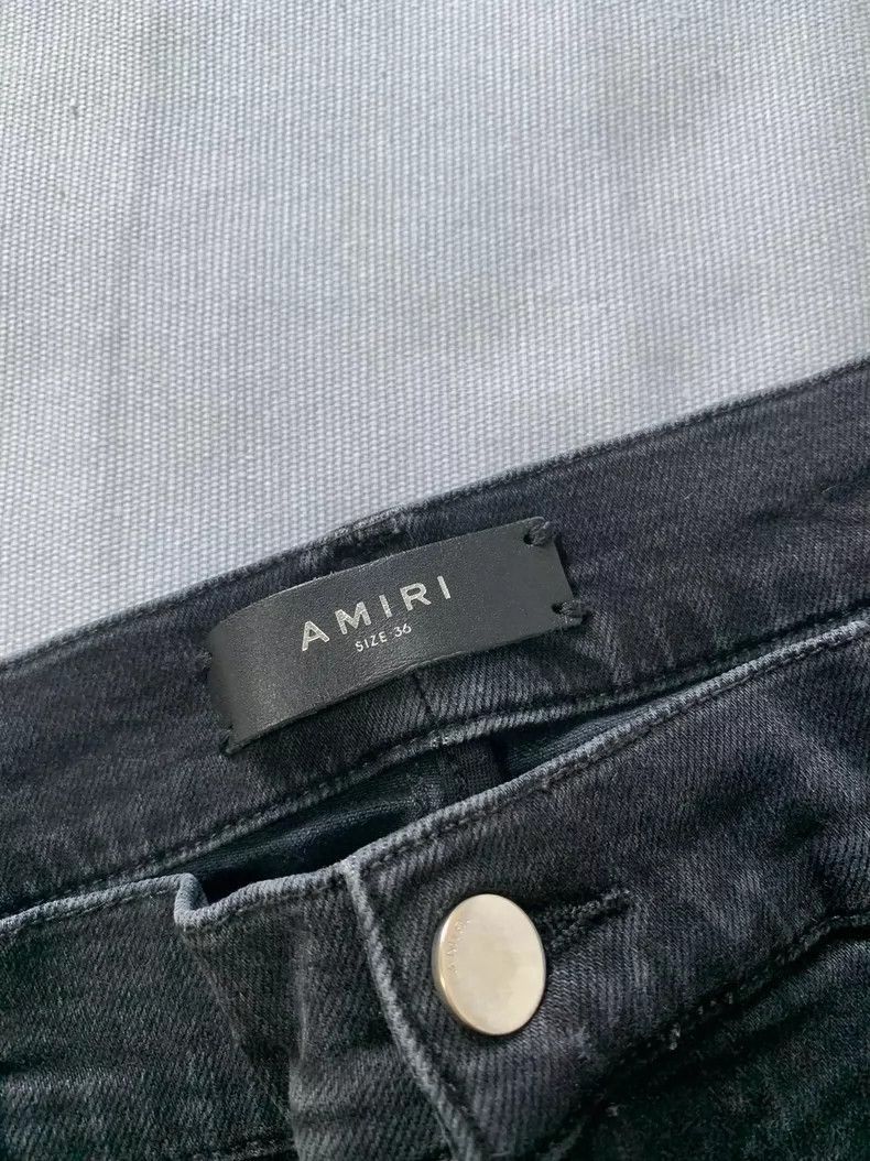 Amiri AMIRI Casual Denim Jeans with Floral Patchwork-2506 Size US 36 / EU 52 - 4 Thumbnail