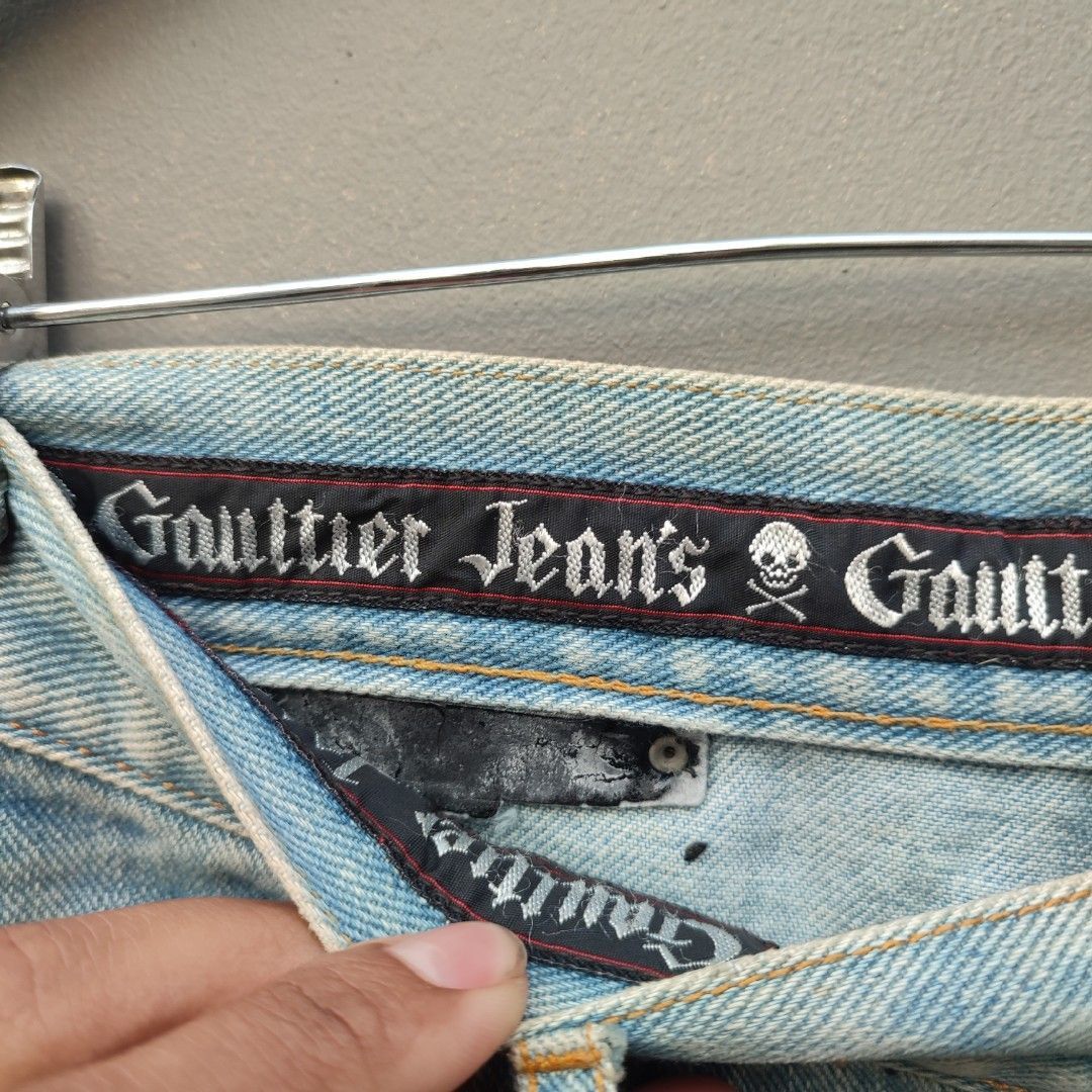 Jean Paul Gaultier × Vintage Vintage Gaultier Jeans Paris Blue Wash Jeans Denim Size US 27 - 5 Thumbnail