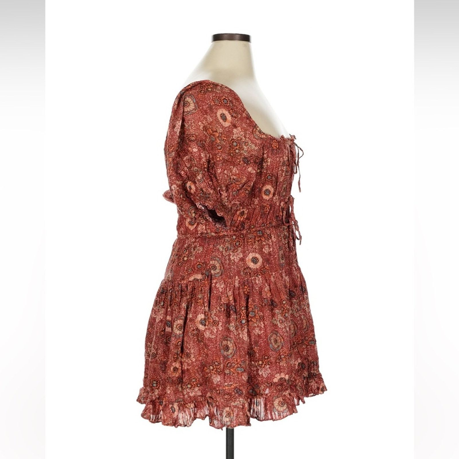 Ulla Johnson Ulla Johnson Juniper Dress - Size 4 - Brown/Red Size S / US 4 / IT 40 - 7 Thumbnail