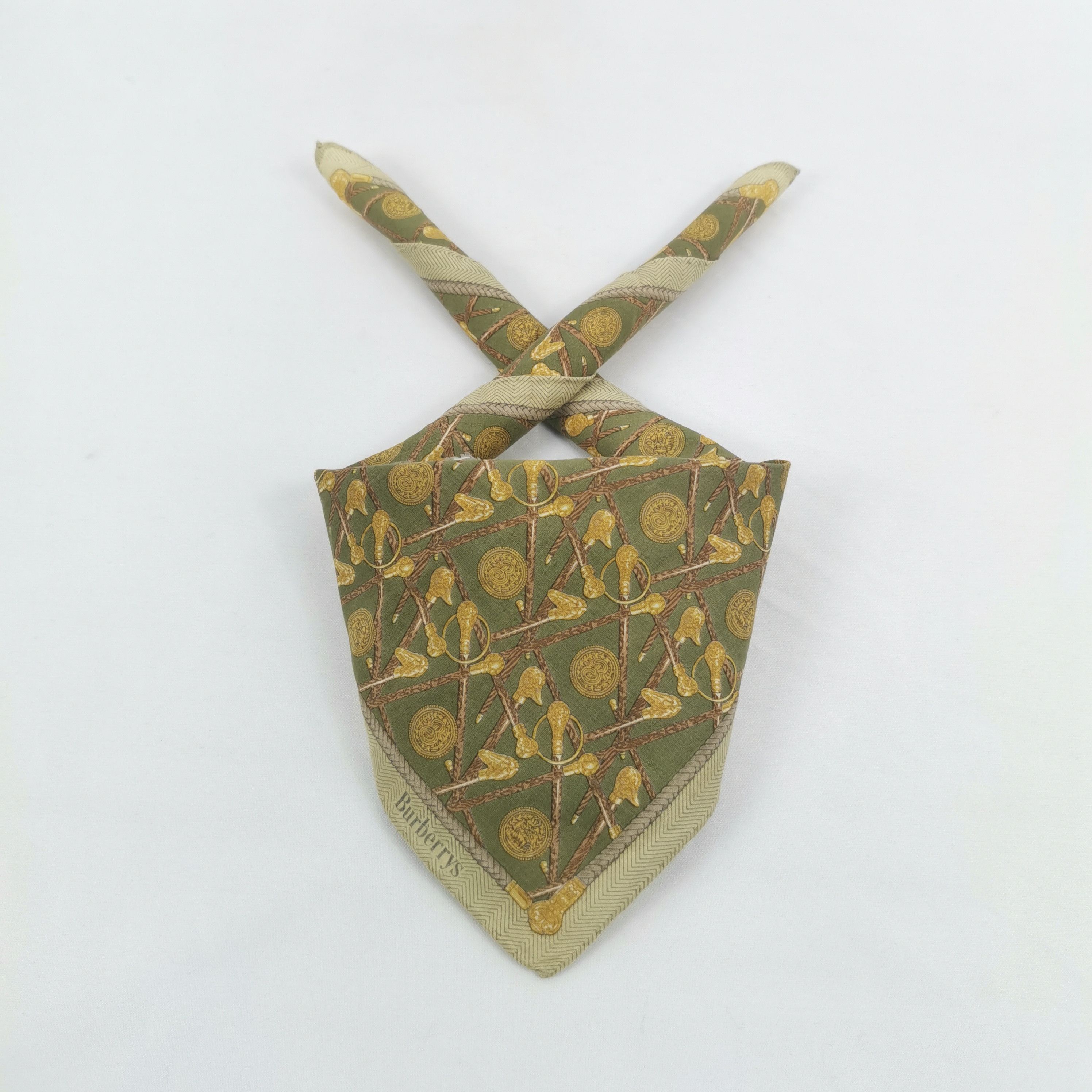 Burberry × Vintage Vintage Burberry Handkerchief Neckerchief Bandana Size ONE SIZE - 1 Thumbnail