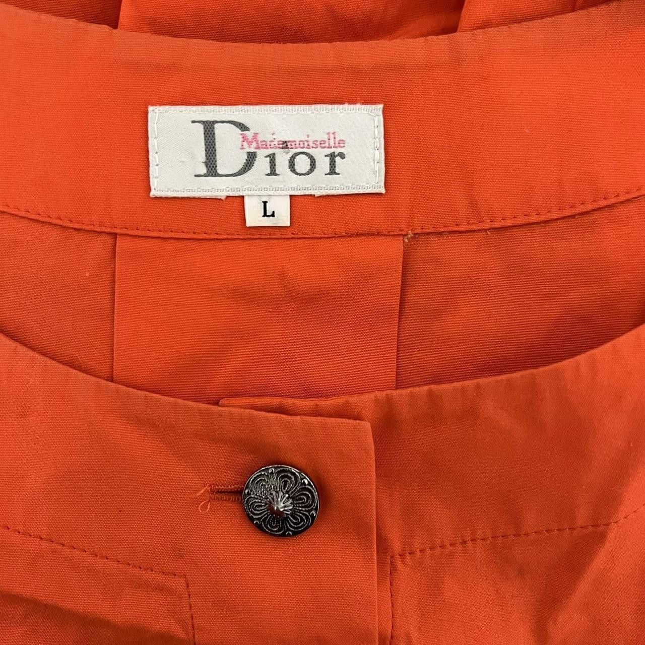 Dior Dior Women's Orange Blouse Size L / US 10 / IT 46 - 3 Thumbnail