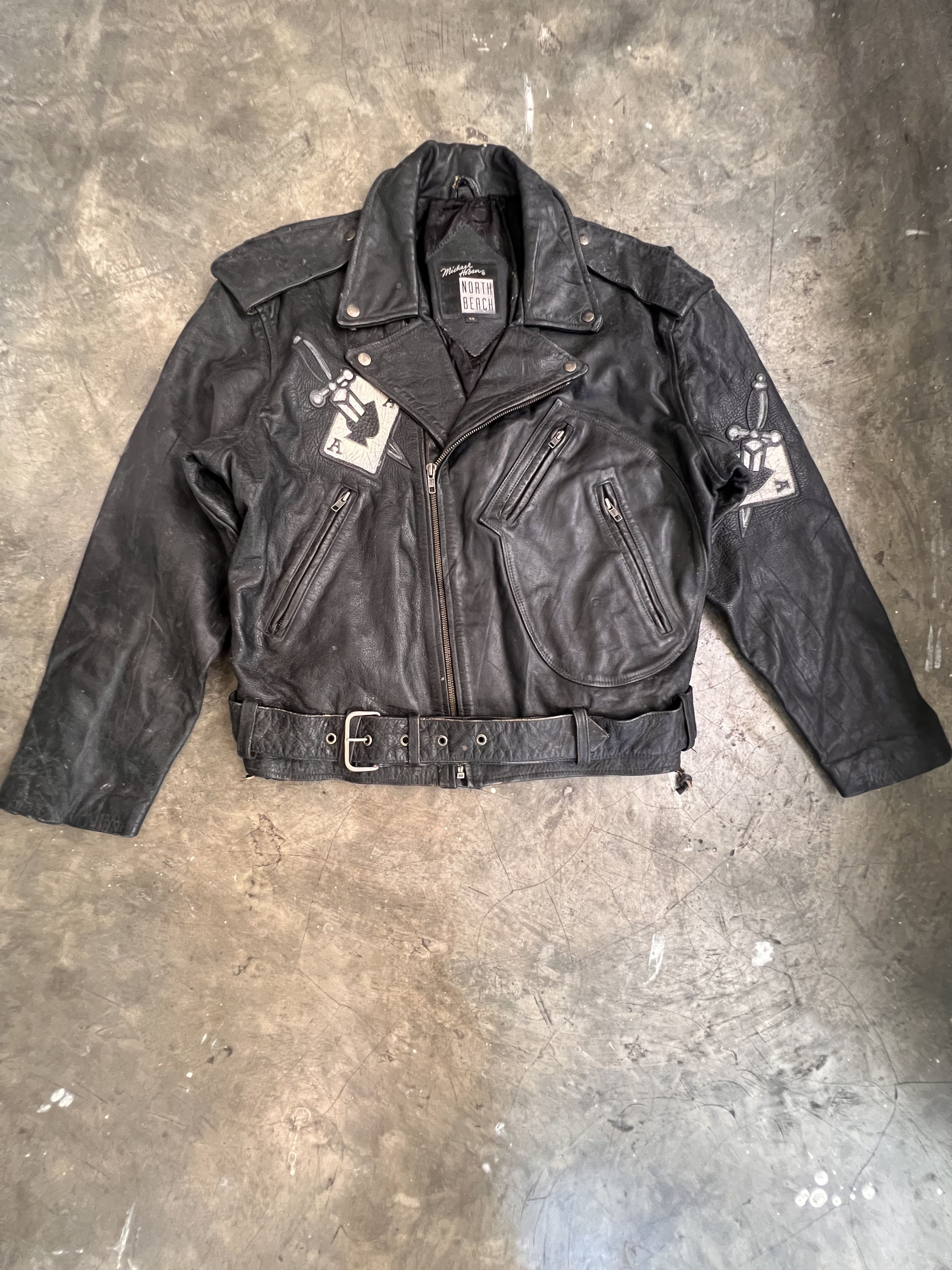 Michael Hoban vtg bikers michael hoban leather jacket Size US L / EU 52-54 / 3 - 1 Thumbnail