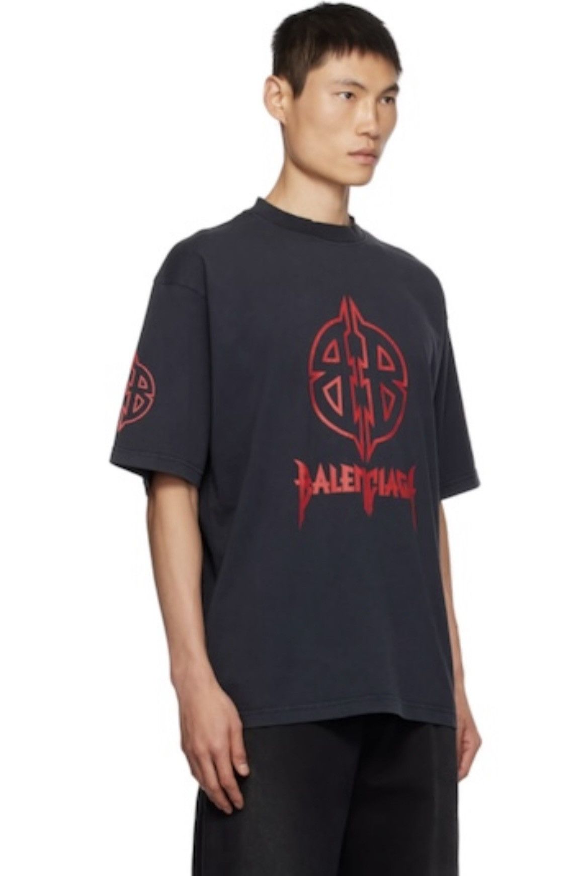 Balenciaga Balenciaga BB Metal Tee Size US M / EU 48-50 / 2 - 13 Thumbnail