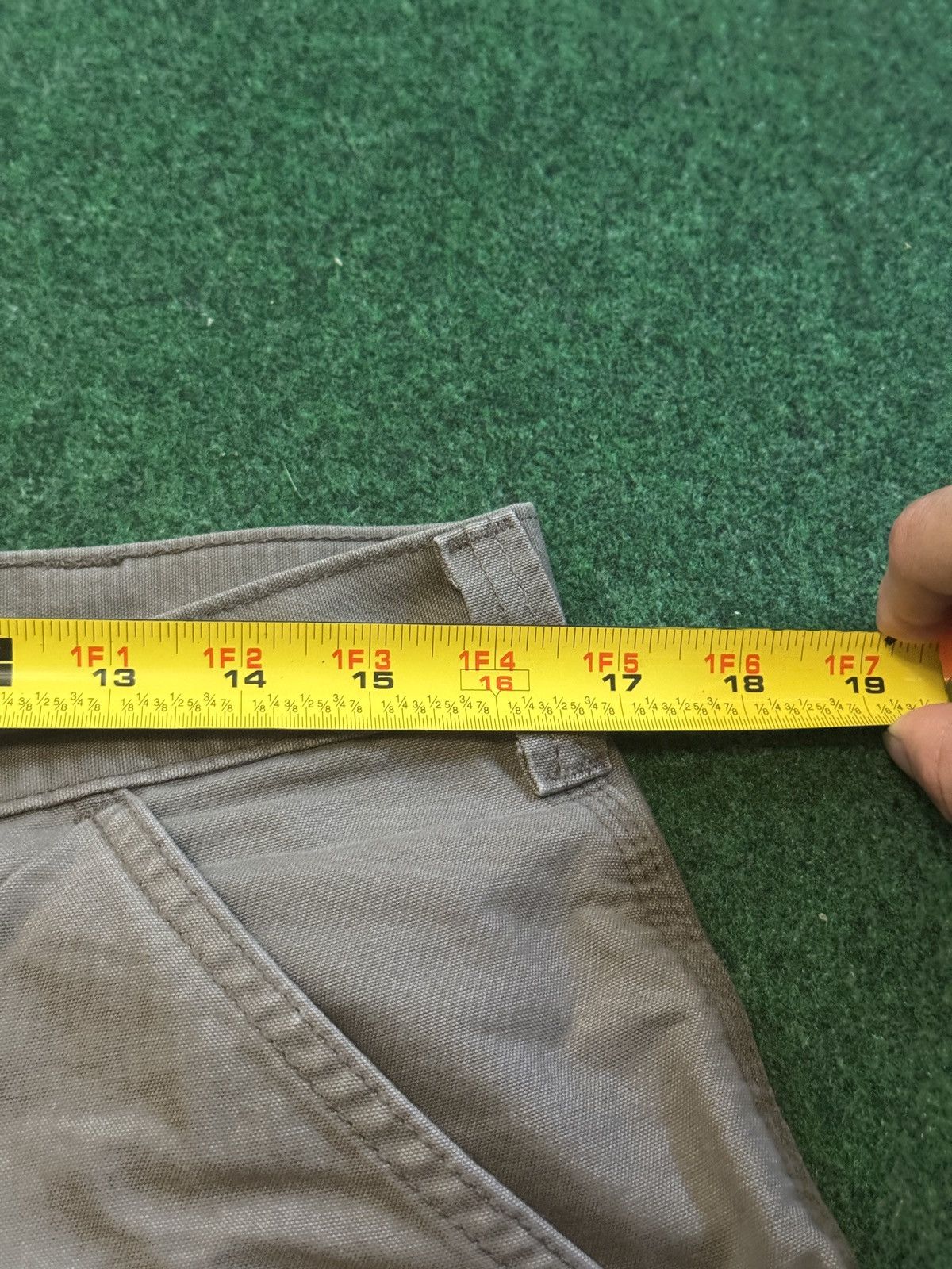Carhartt Vintage 90s Carhartt Carpenter Baggy Green 32 10” Shorts Size US 32 / EU 48 - 4 Thumbnail