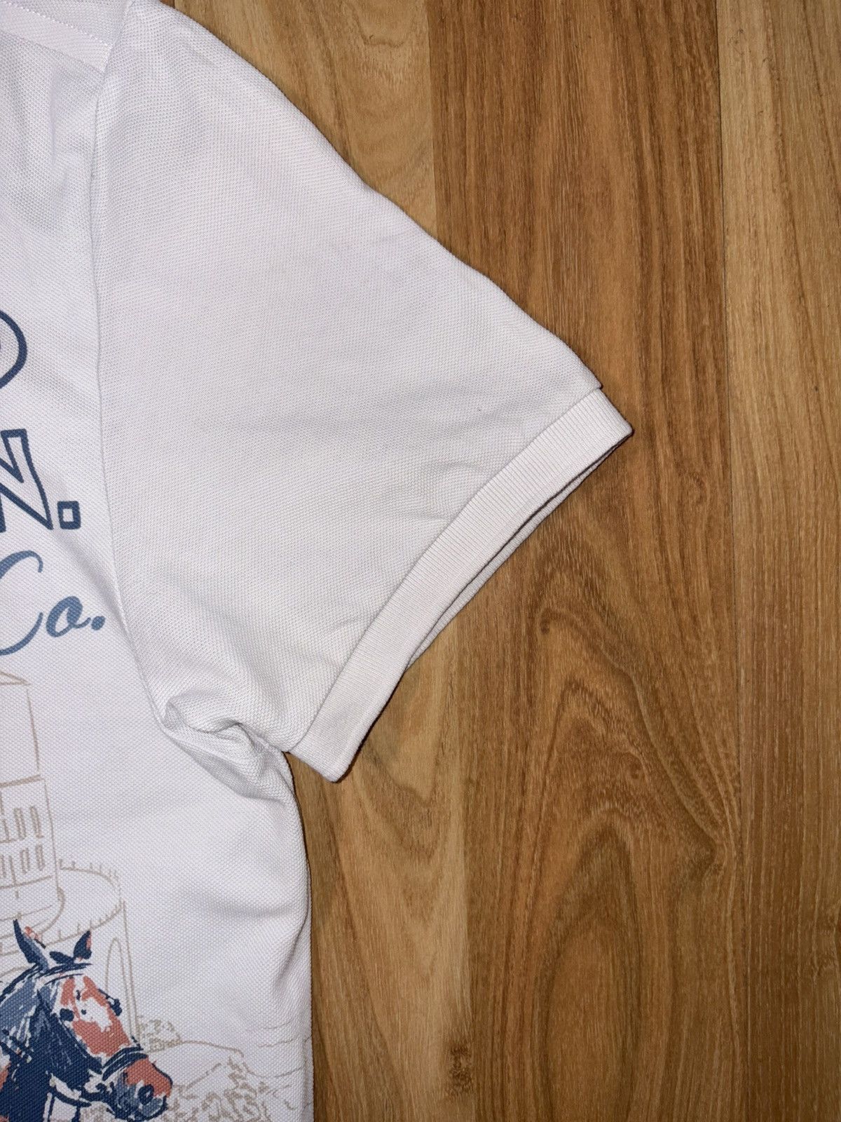 Polo Ralph Lauren U.S. Polo Assn. Mediterranean Graphic Polo Shirt White Size US XL / EU 56 / 4 - 4 Thumbnail