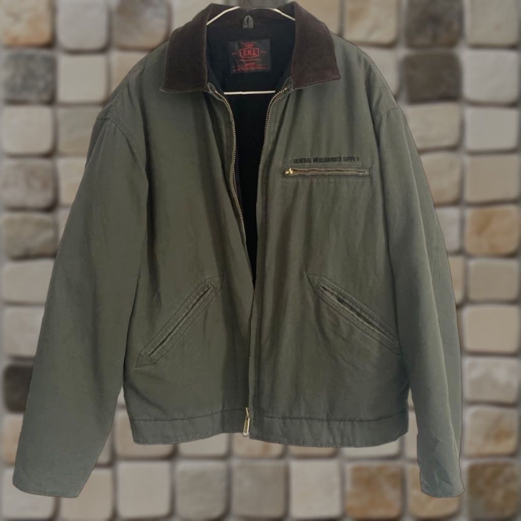 Olive BEAMS GMS Duck Short Blouson OLIVE Size M Unisex Adults Jacket Size US 31 - 1 Thumbnail