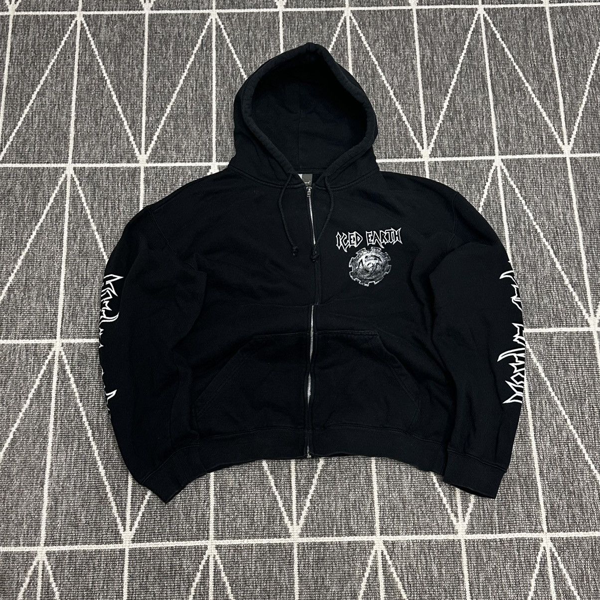 Vintage vintage zip hoodie iced earth promodoro merch rock merch Size US M / EU 48-50 / 2 - 2 Thumbnail