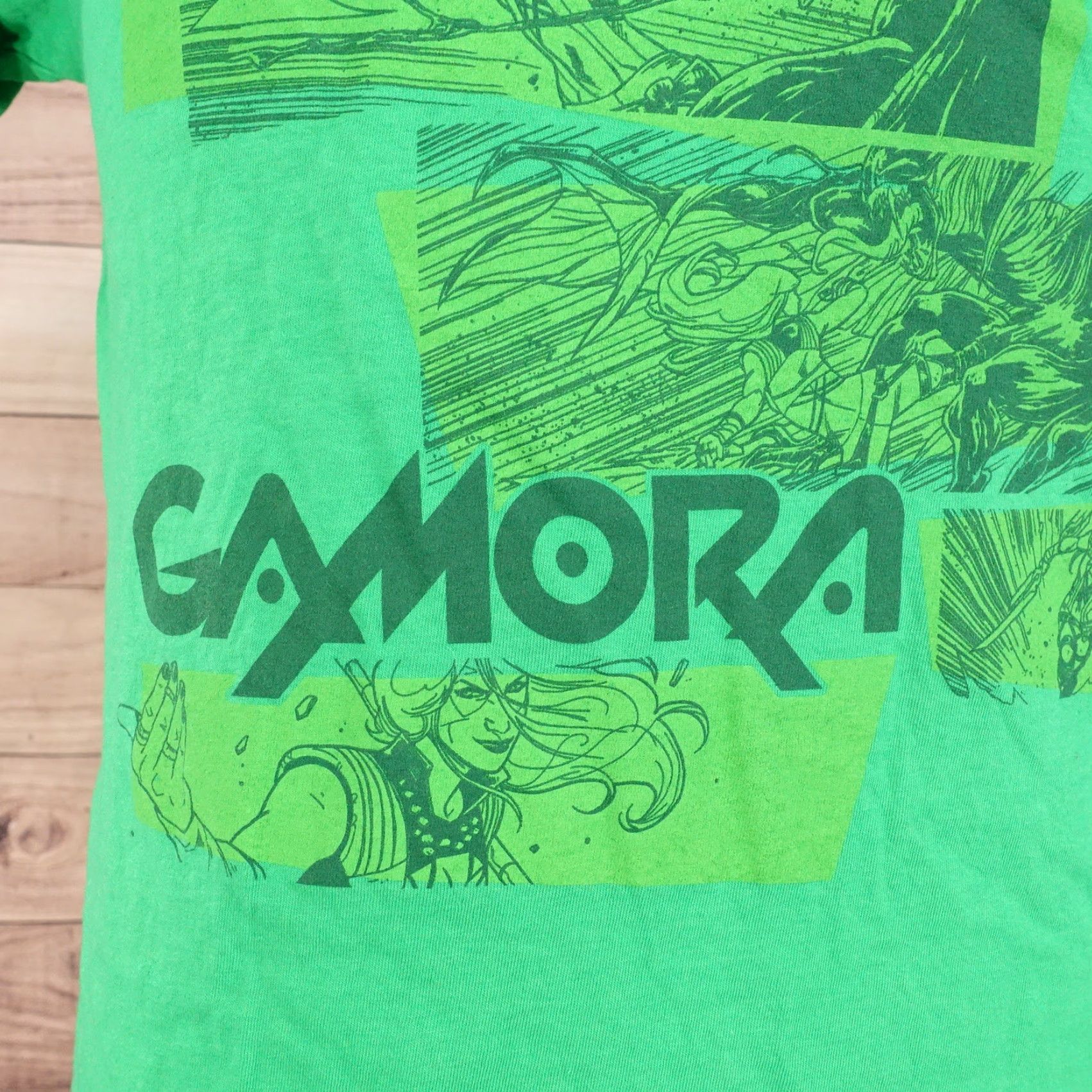 Vintage GUARDIANS OF THE GALAXY Gamora Marvel Loot Crate Super Hero T-Shirt M Unisex Adults Green Crew Neck Short Sleeve Cotton 19x27 inches 1990s Theme Mens Size US M / EU 48-50 / 2 - 3 Thumbnail