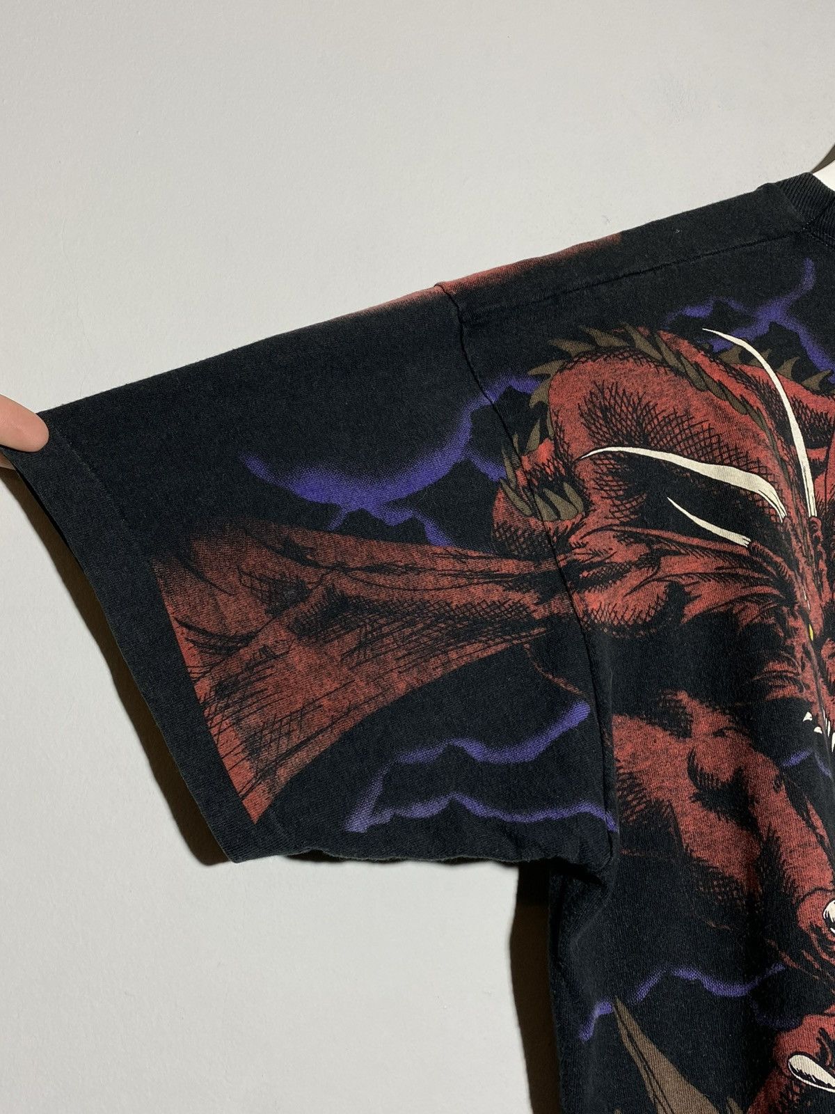 Liquid Blue Vintage 1993 Liquid Blue Dragon Knight All Over Print AOP Size US XL / EU 56 / 4 - 14 Thumbnail