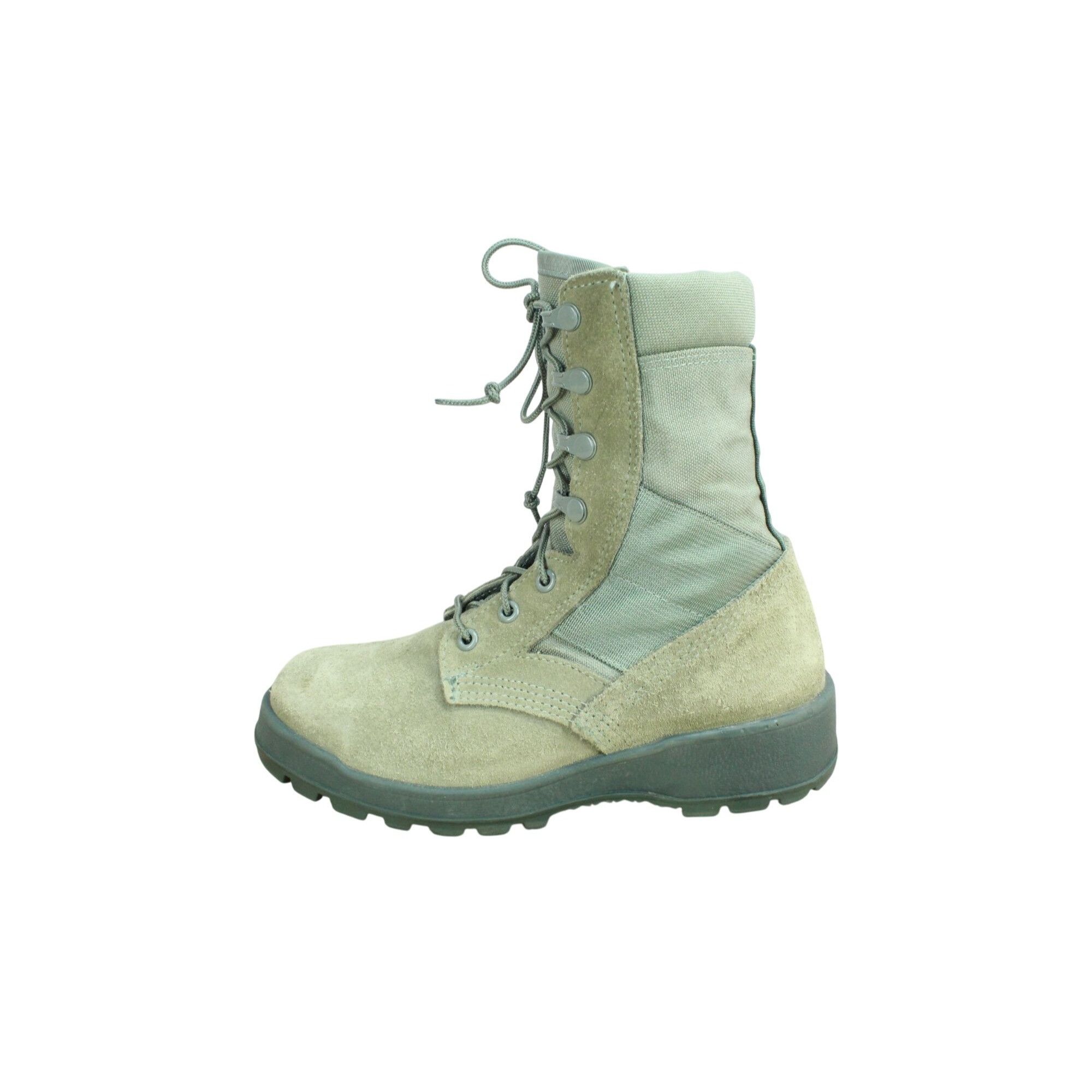 Other Sage Green Suede Military Combat Boots 5.5 W Size US 5.5 / EU 38 - 1 Thumbnail