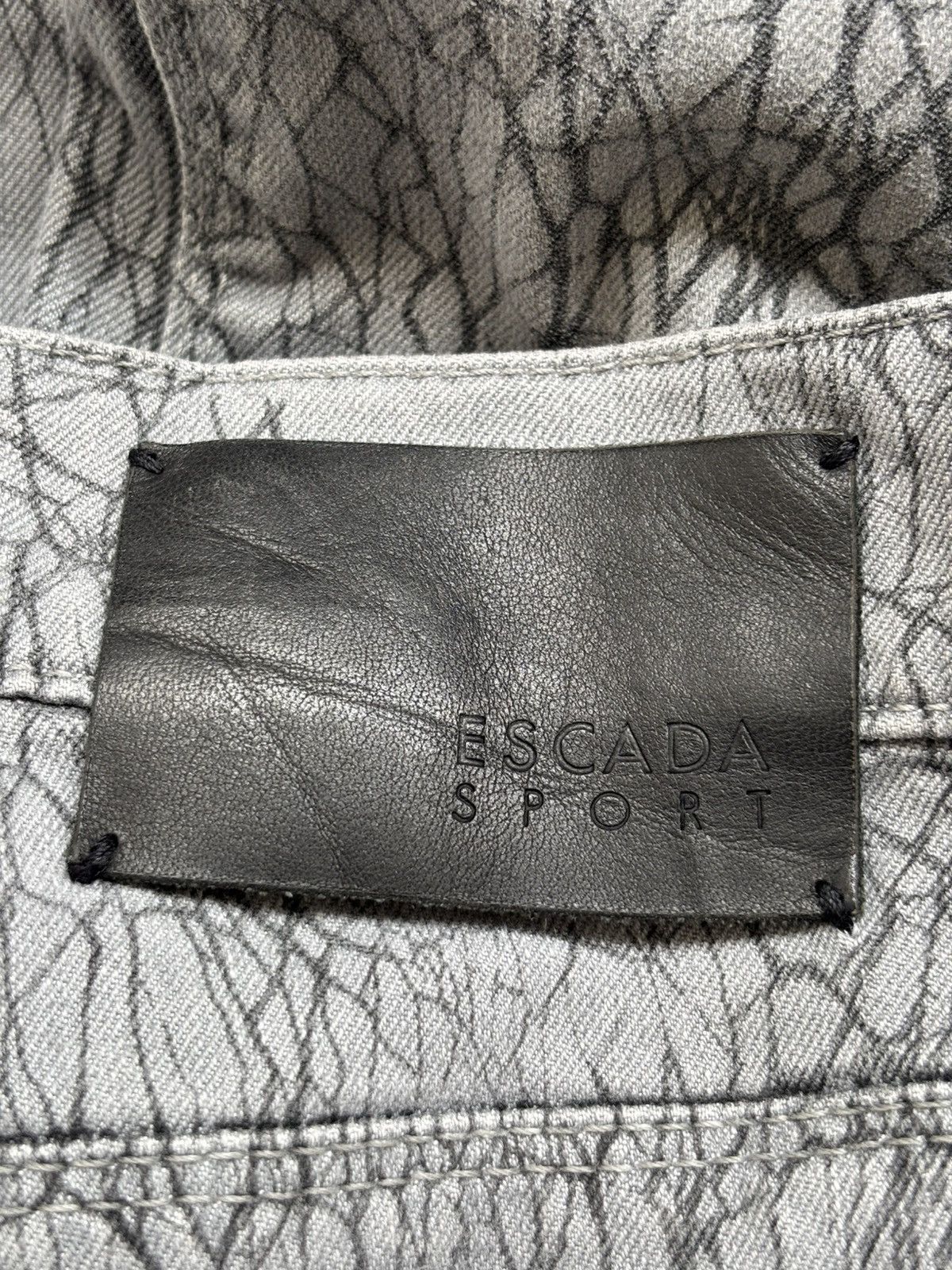 Japanese Brand Spider Web Print Denim Jeans Size US 29 - 7 Thumbnail