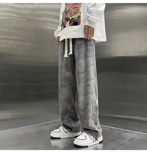 Japanese Brand Mibuki x Hioki High Street Vintage Loose Casual Pants Gray Size US 33 - 8 Thumbnail