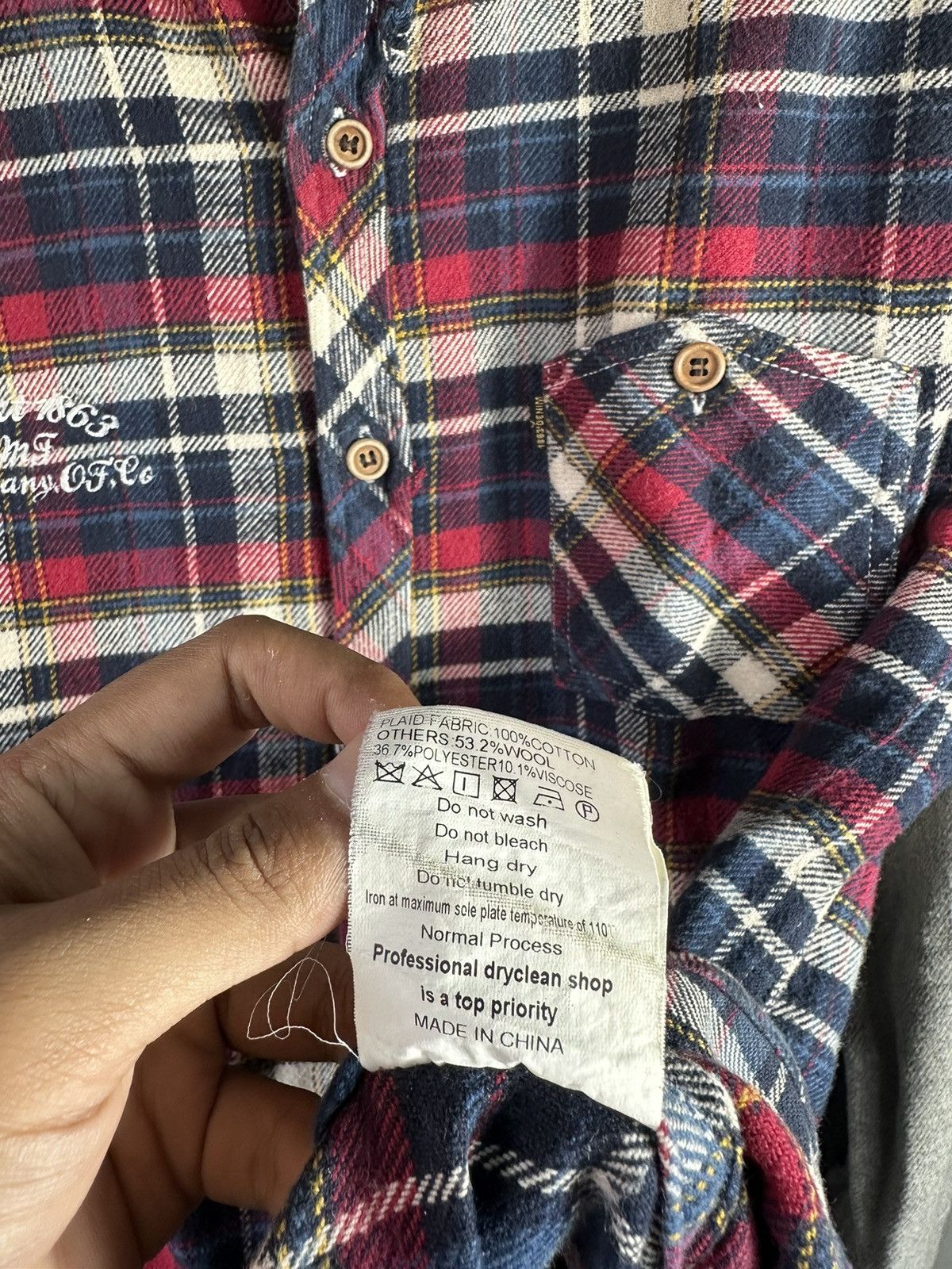 Hysteric Glamour VINTAGE 1863 WESTERN SHIRT POEM JUNYA WATANABE CDG STYLE Size US L / EU 52-54 / 3 - 10 Thumbnail
