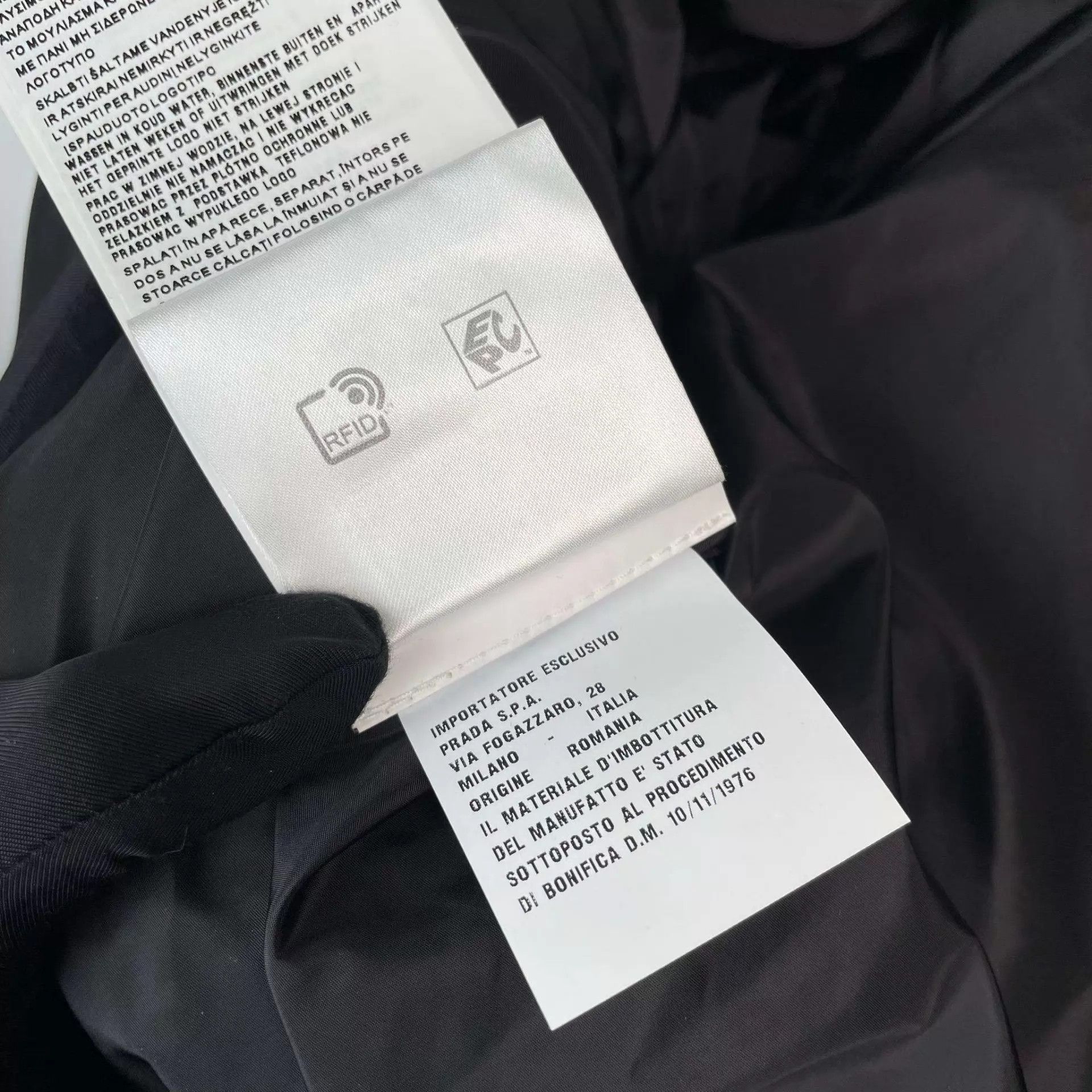 Miu Miu Miu Miu short down jacket women's black size 40 Size S / US 4 / IT 40 - 8 Thumbnail