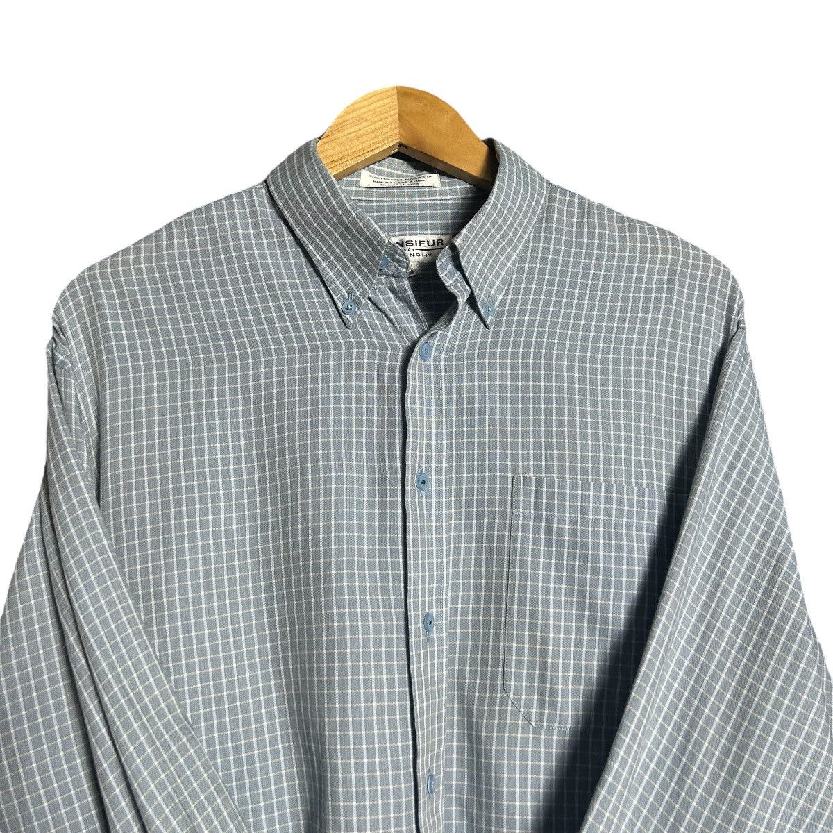 Givenchy × Vintage Vintage Givenchy Button Up Long Sleeve Shirt Size US L / EU 52-54 / 3 - 3 Thumbnail