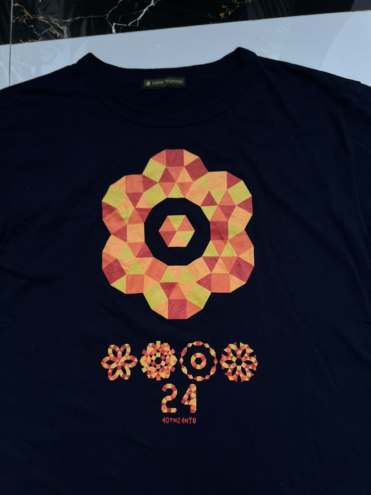 Japanese Brand × Takashi Murakami × Vintage 24 HOUR TELEVISION ADAO TOKOLO 40th RARE TEE Y2K JAPAN Size US L / EU 52-54 / 3 - 4 Thumbnail