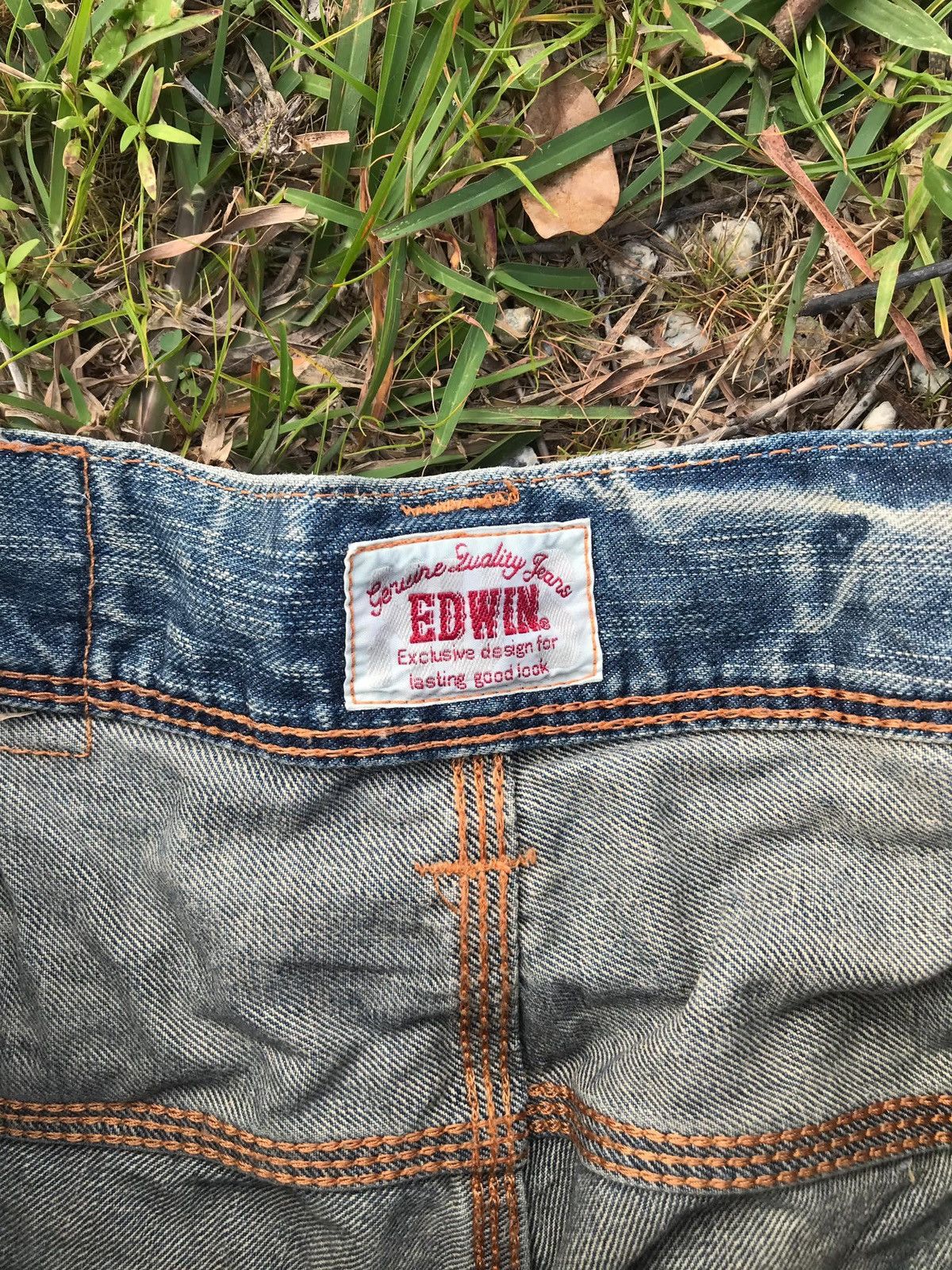 Edwin × If Six Was Nine × Vintage Edwin 443XVS Exclusive Vintage Buckle Jeans Size US 31 - 3 Thumbnail