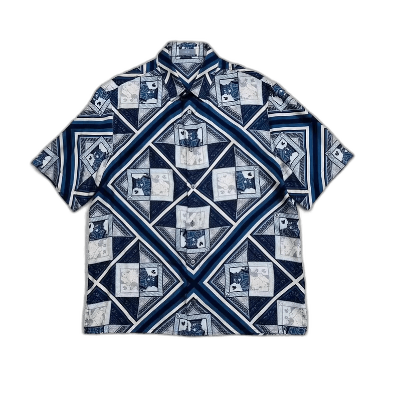 Dior Dior Poker Pattern Short Sleeve Shirt Size US M / EU 48-50 / 2 - 1 Thumbnail