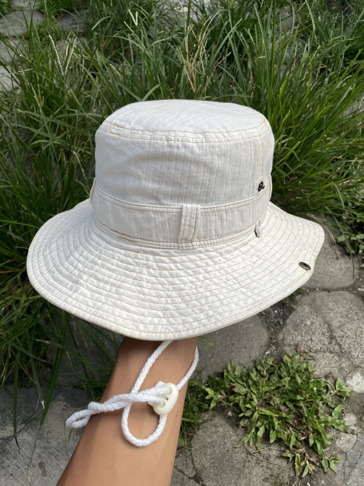image of Outdoor Cap x Outdoor Style Go Out Luxury.. Westwood Boonie Hat With Unique Fabric in White, Men's