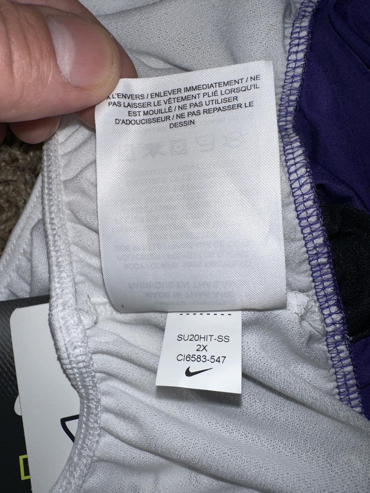 Nike Nike Women's Dri-Fit LSU Football Tempo Athletic Short Sample Size 42" / US 20 - 9 Thumbnail