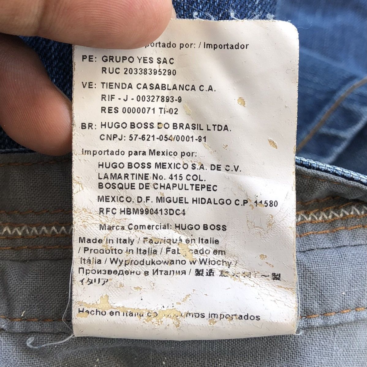 Hugo Boss Hugo Boss Straight Cut Denim Pants Size US 34 / EU 50 - 21 Thumbnail