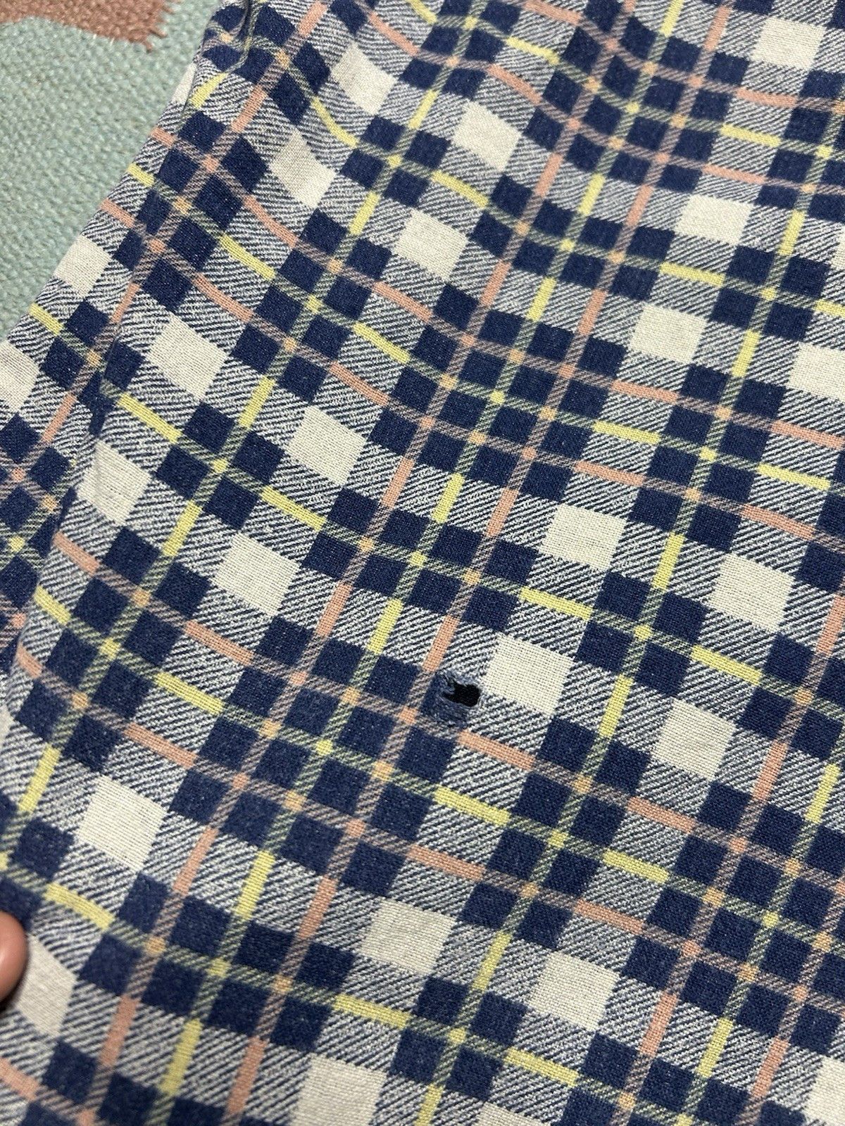 Vintage Vtg 70s flannel shirt JCPenney cotton plaid youth boys 16 Size US XS / EU 42 / 0 - 8 Thumbnail