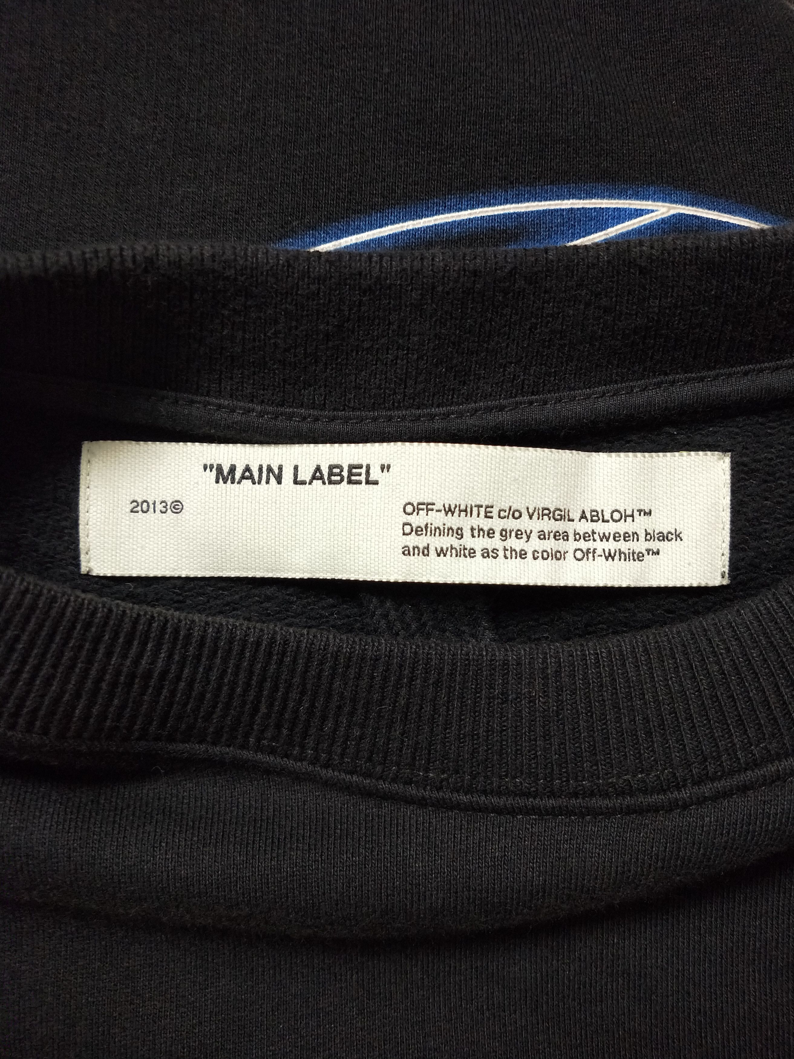 Off-White 'Rationalism' Logo Sweatshirt Size US S / EU 44-46 / 1 - 4 Thumbnail