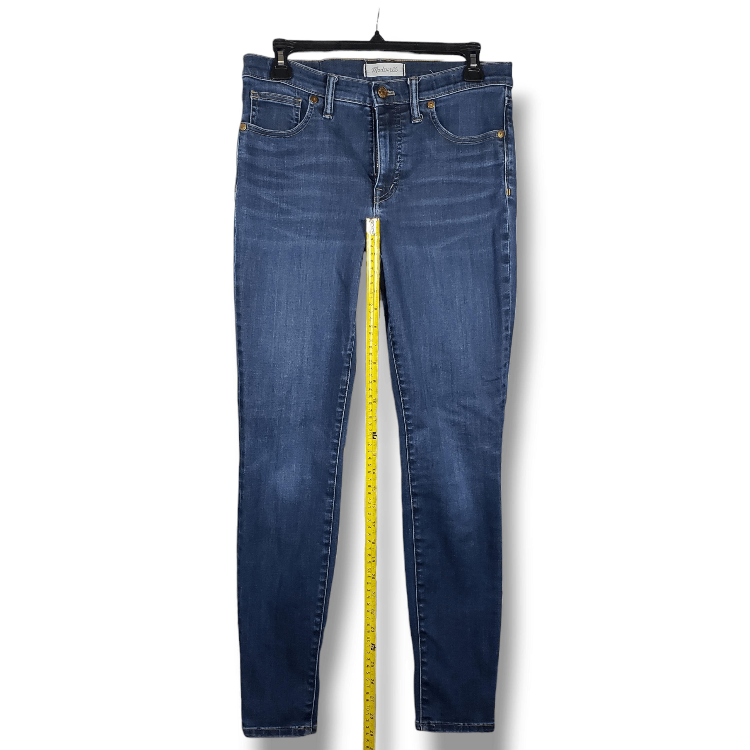 Madewell Madewell 28" High-Rise Skinny Jeans Classic Denim Y2K Size 28" / US 6 / IT 42 - 7 Thumbnail