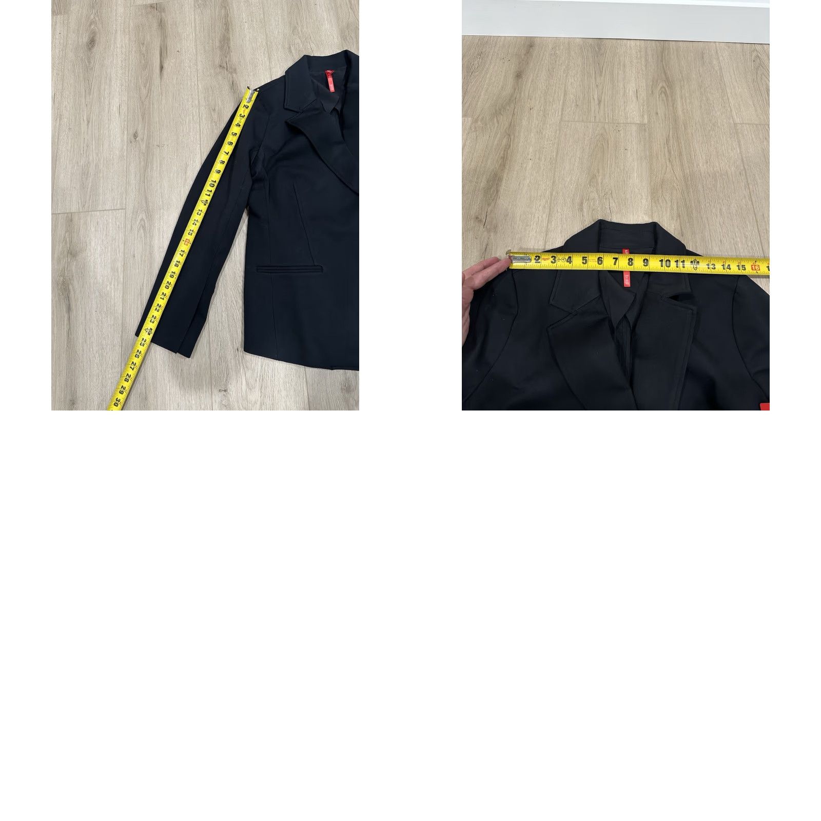 Spanx NWT Spanx Tailored Perfect Asymmetrical Blazer Classic Dark Black Size L Size L / US 10 / IT 46 - 10 Thumbnail