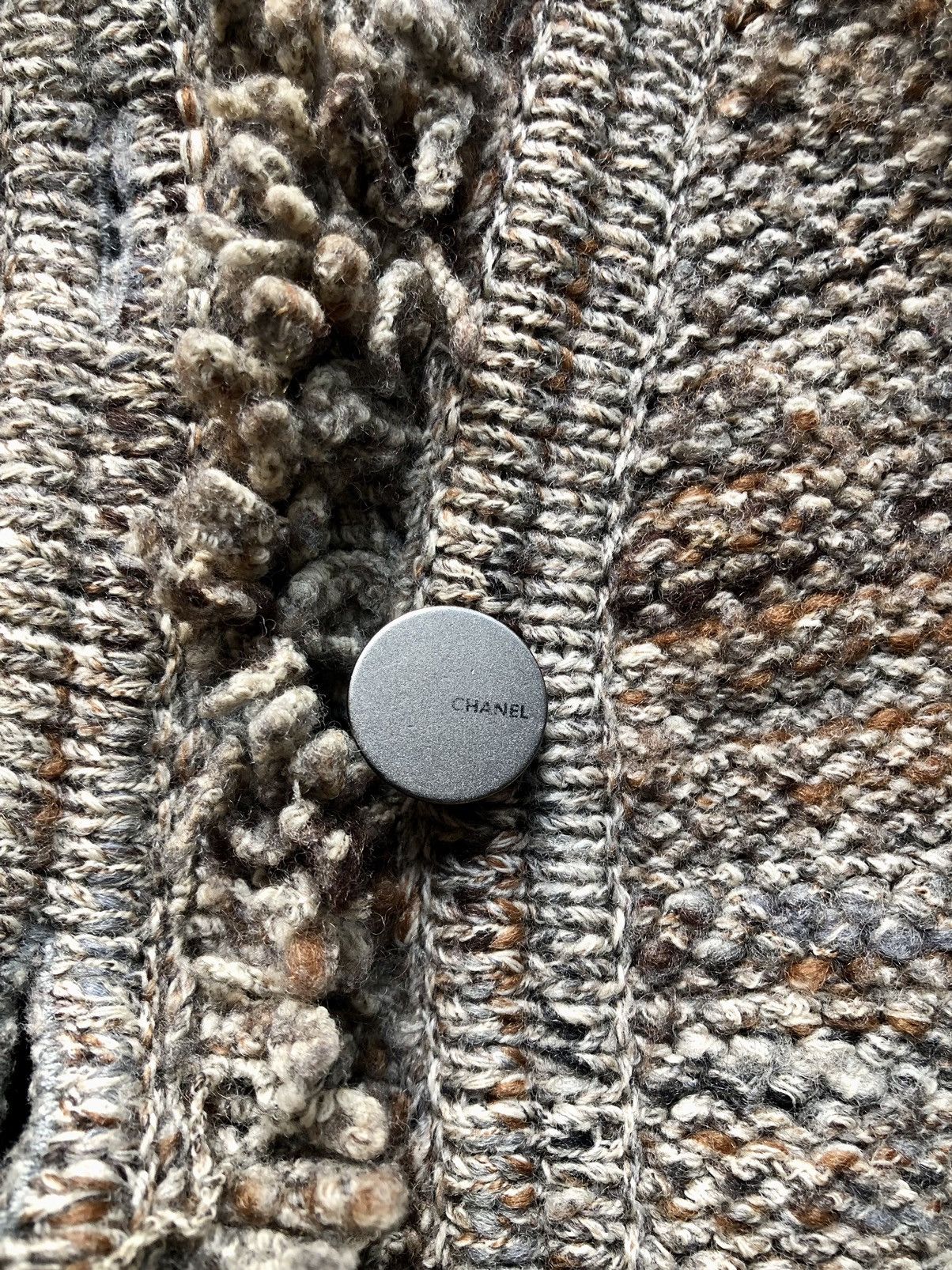 Chanel Chanel AW1999 Runway Grey/Purple Fringed Knit Jacket Size XS / US 0-2 / IT 36-38 - 24 Thumbnail