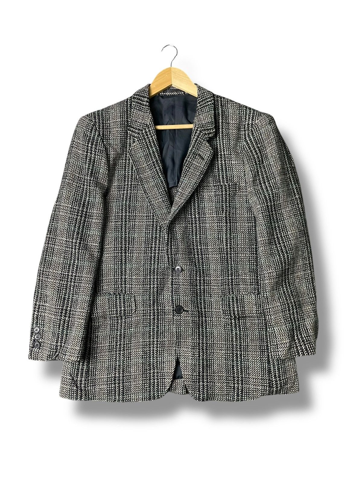 Japanese Brand × Vintage Sun Terrace Checked Cashmere&Wool Coat (70) Size US XS / EU 42 / 0 - 1 Thumbnail