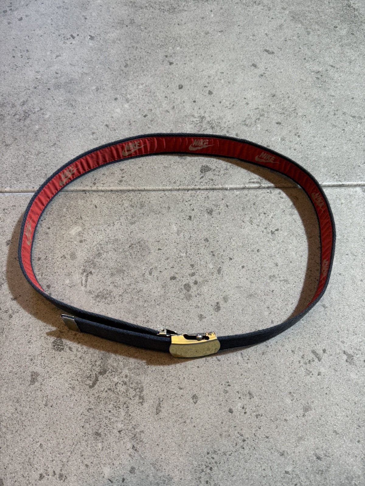 Nike × Vintage vintage 90s Nike made in USA belt pinterest vibe mini logo Size ONE SIZE - 5 Thumbnail