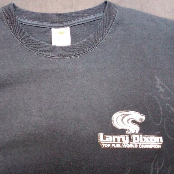 Vintage Vintage Larry Dixon Top Fuel World Champion T-Shirt Size US XL / EU 56 / 4 - 2 Thumbnail