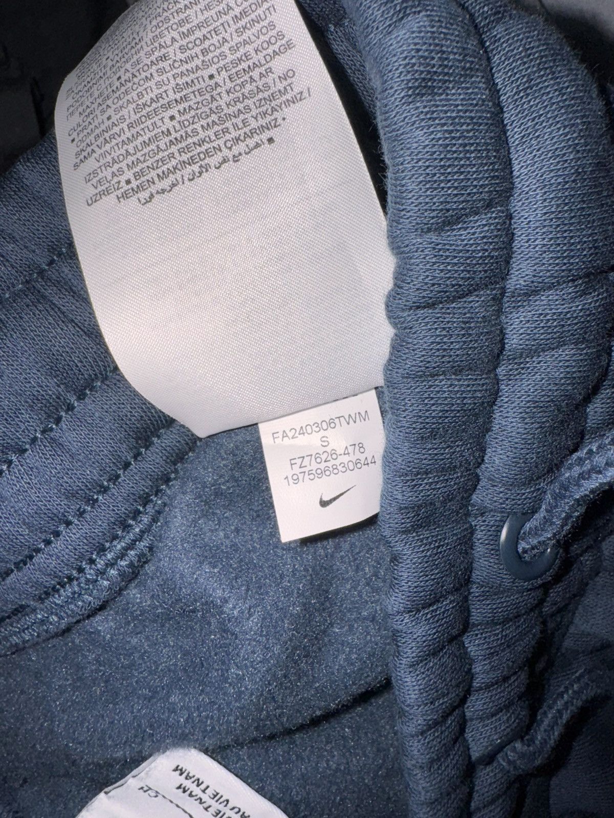 Nike Navy blue Nike joggers Size 27" / US 4 / IT 40 - 4 Thumbnail