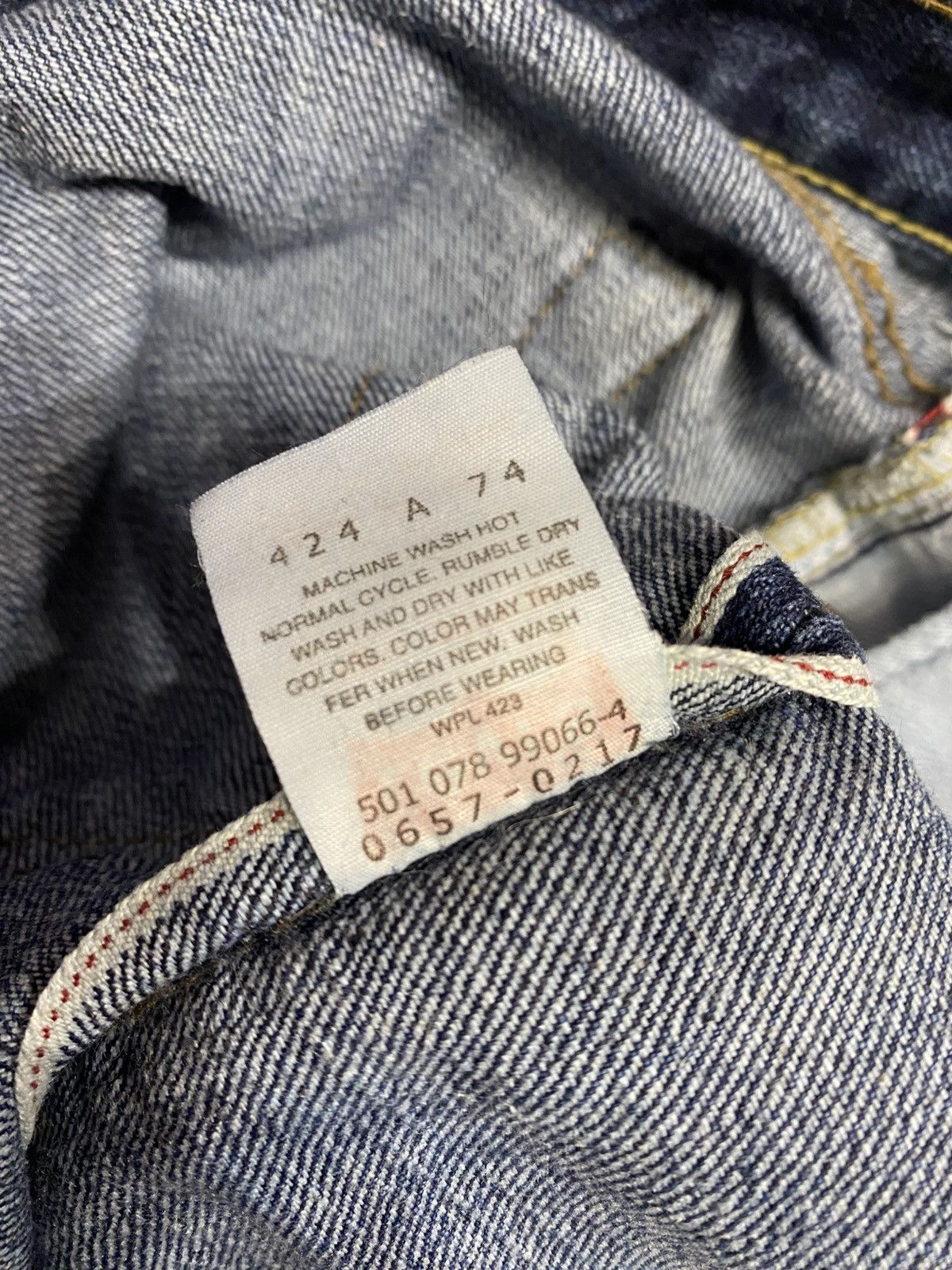 Levi's Vintage Clothing Levi’s jeans big E USA Japan selvedge 501-0657 501z 501xx Size US 32 / EU 48 - 6 Thumbnail