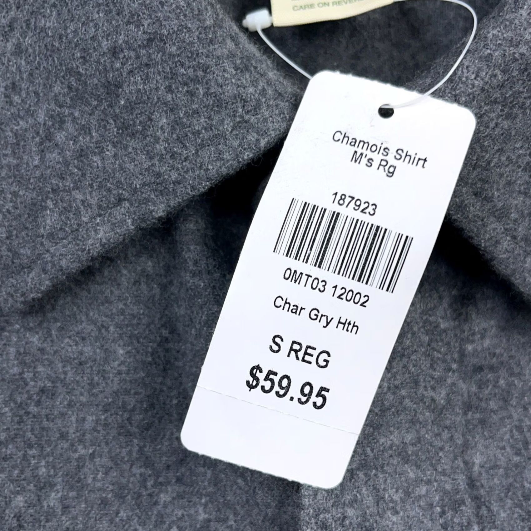 Vintage LL Bean Shirt Men Small Gray Chamois Cotton Heavyweight Button-Up Heather NEW Size US S / EU 44-46 / 1 - 6 Thumbnail