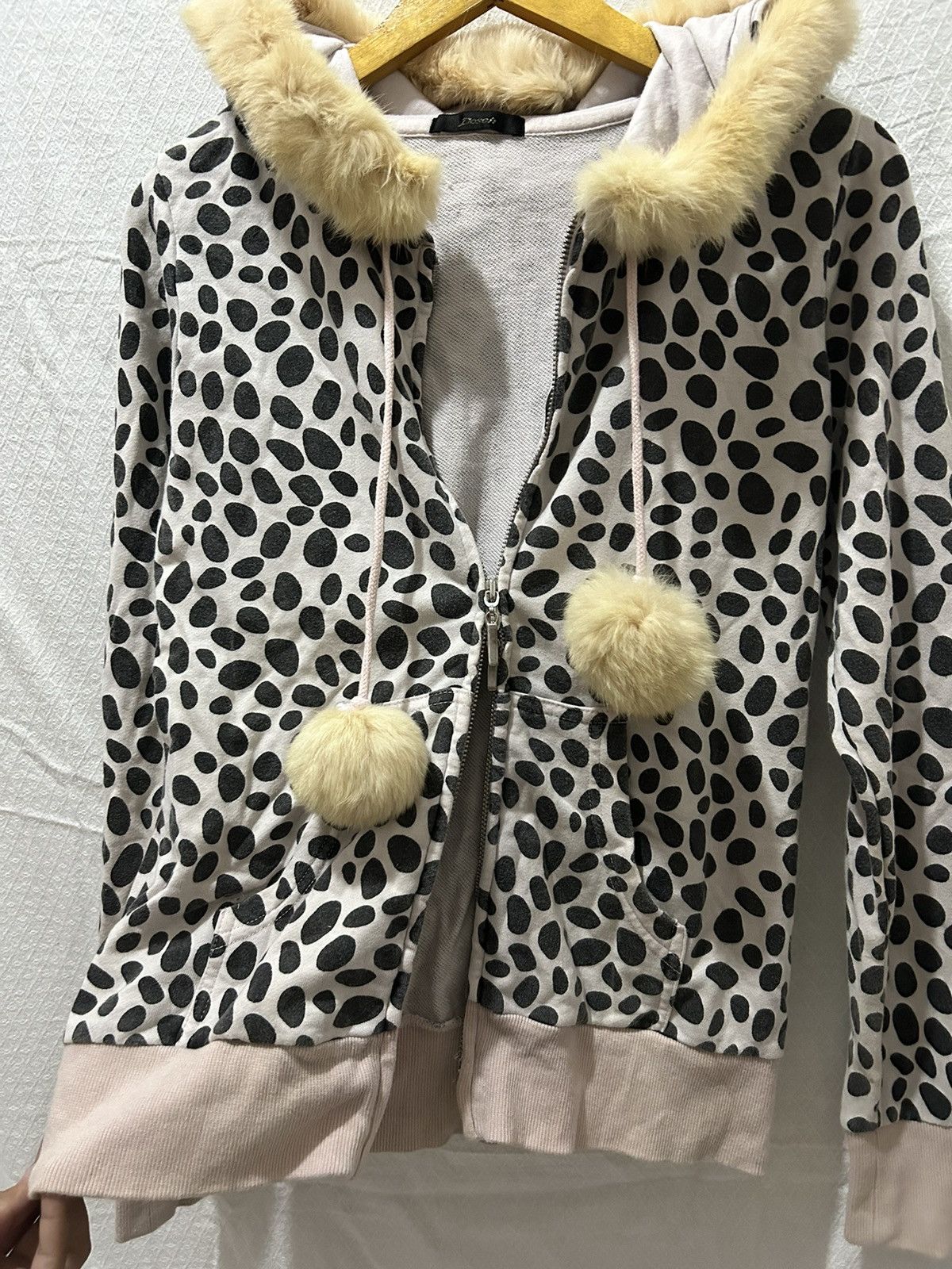 If Six Was Nine Fur Zip Up Hoodie Dosch Polkadot LGB Ifsixwasnine style Size US L / EU 52-54 / 3 - 8 Thumbnail