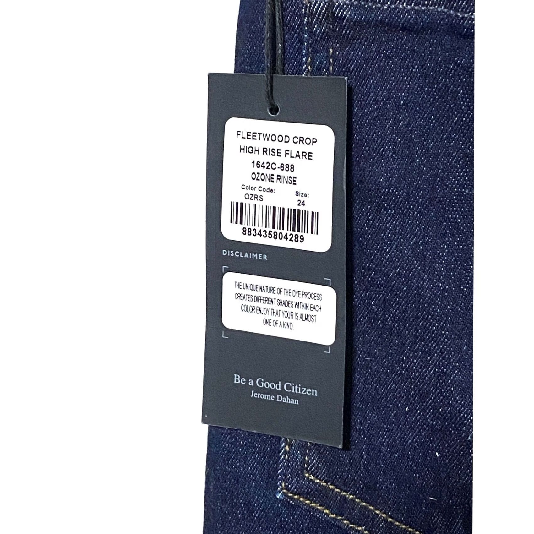Citizens Of Humanity VINTAGE Citizens of Humanity Jeans Fleetwood Crop High Rise Flare Sculpt Womens 24 NWT Size 42" / US 20 - 7 Thumbnail