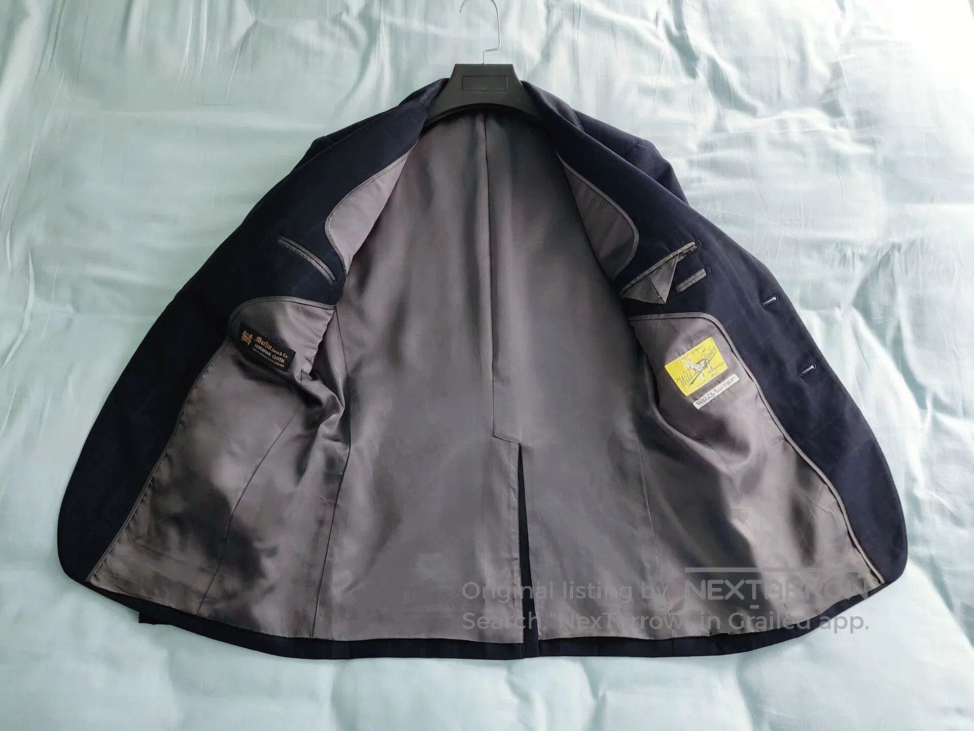 Taishi Nobukuni Custom Japanese Wool Suit by Wild Life Tailor. Size US M / EU 48-50 / 2 - 8 Thumbnail