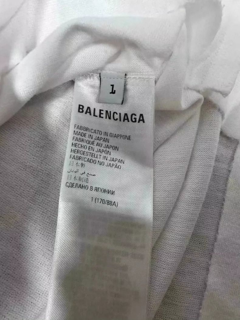 Balenciaga Balenciaga White Short Sleeve TShirt-2505 Size US XS / EU 42 / 0 - 4 Thumbnail